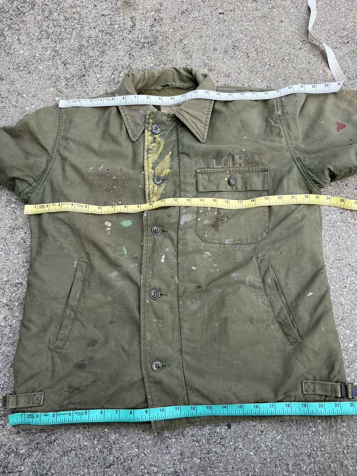 Vintage VTG Trashed US Navy Permeable A-2 Cold Weather Deck Jack Size US M / EU 48-50 / 2 - 3 Thumbnail