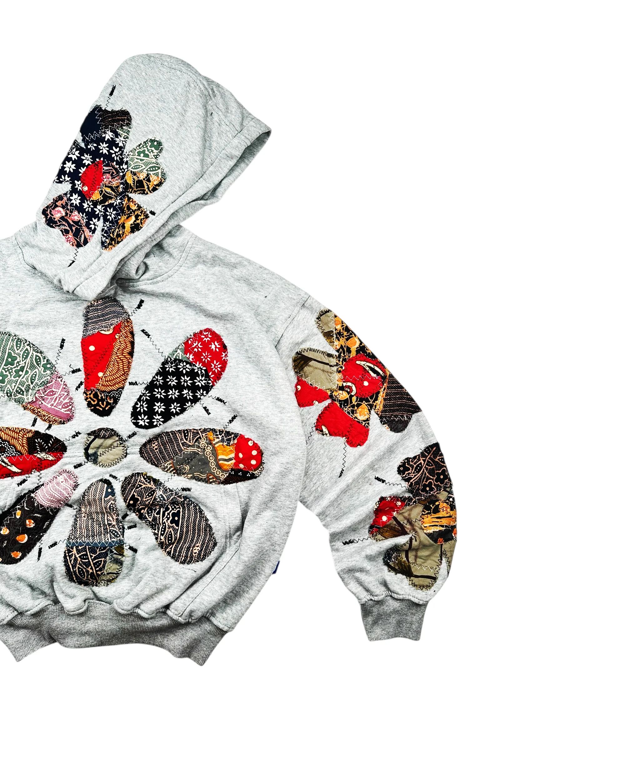 Japanese Brand Re-worked 1 of 1 Handmade Batik Bloom Chaos Hoodie Size M Size US M / EU 48-50 / 2 - 3 Thumbnail