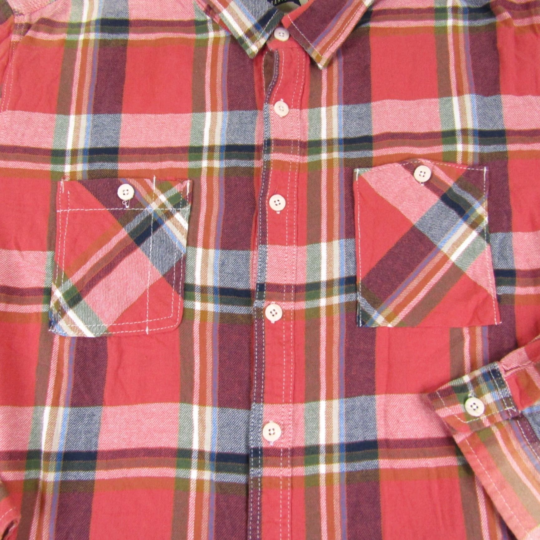 JNCO JNCO Shirt Mens M Red Plaid Flannel Button-Up Outdoors Long Sleeve Casual Shirt Size US M / EU 48-50 / 2 - 3 Thumbnail