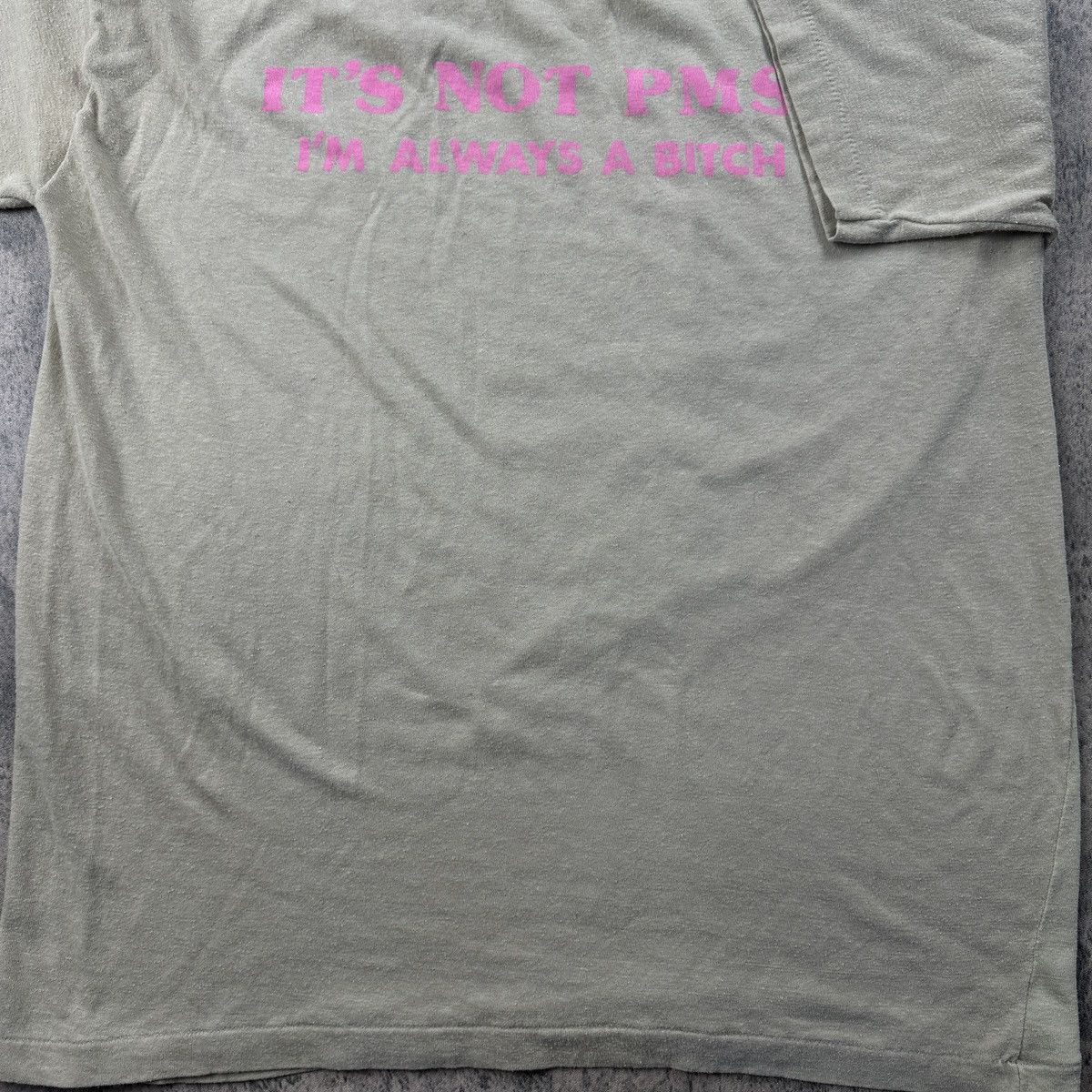 Vintage Vintage 80s It’s not PMS Single Stitched T Shirt Size US M / EU 48-50 / 2 - 6 Thumbnail