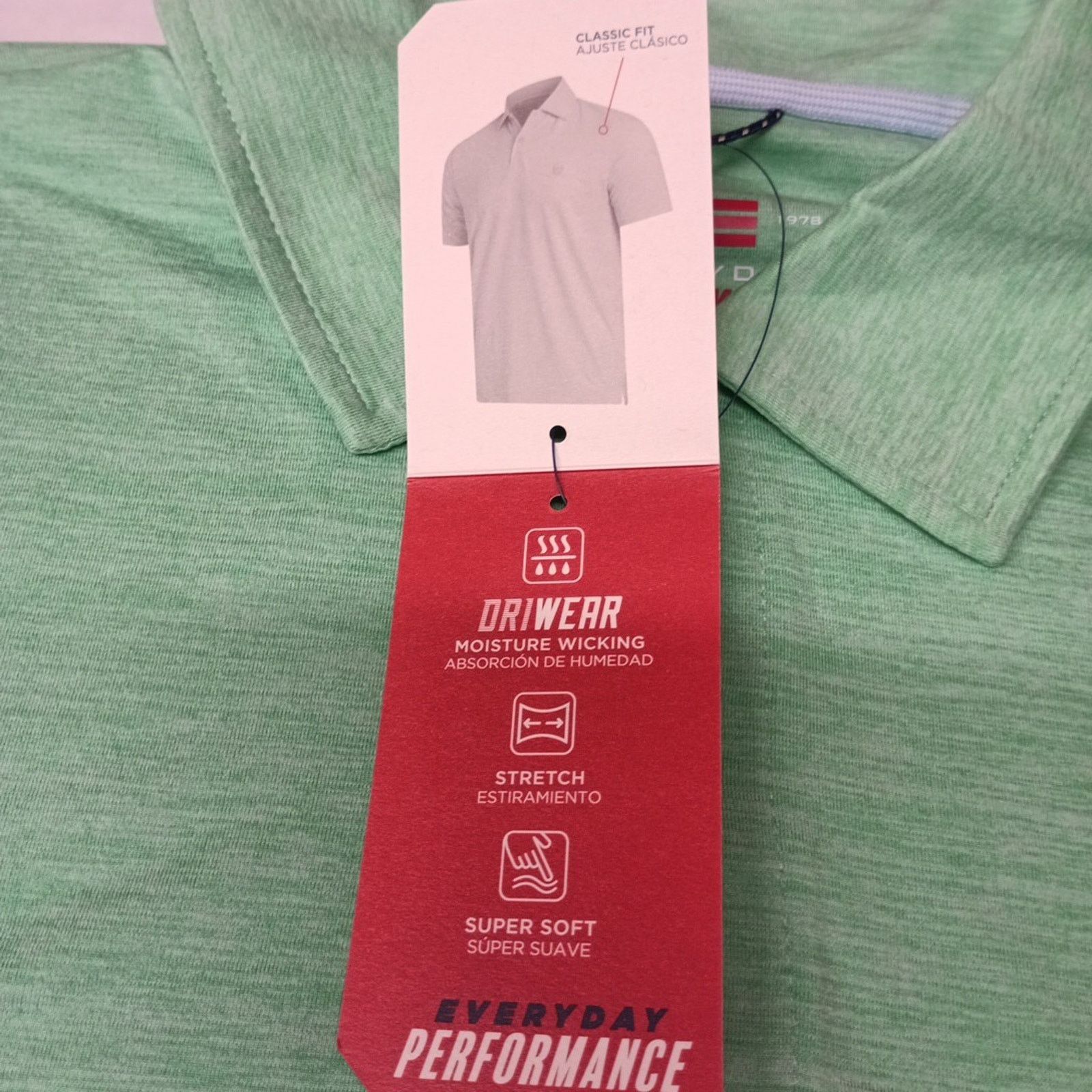 Chaps Chaps Everyday Performance Polo Shirt Men's Size XL Jade Size US XL / EU 56 / 4 - 3 Thumbnail