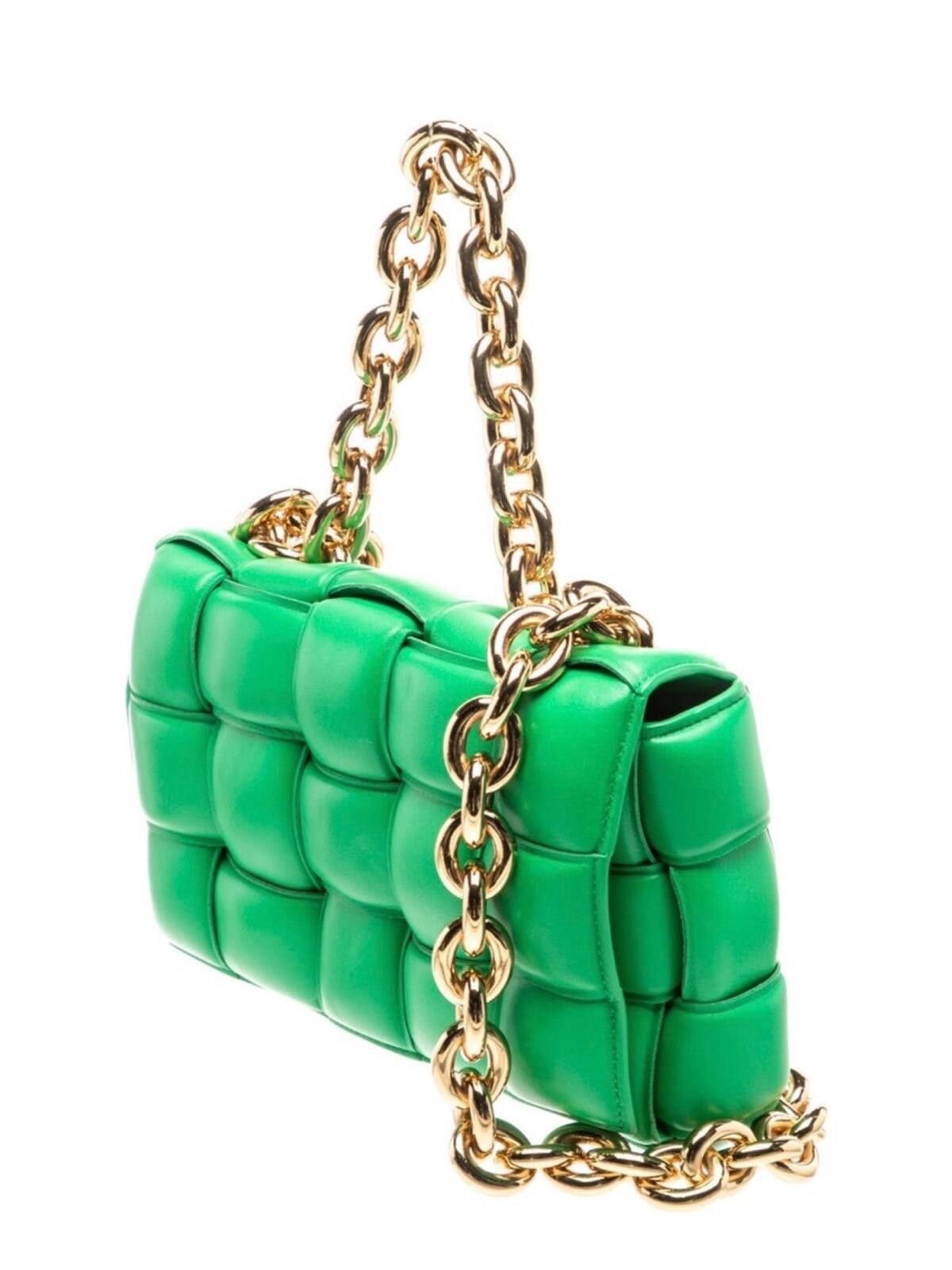 Bottega Veneta Bottega Veneta Leather Chain Padded Cassette Size ONE SIZE - 2 Thumbnail
