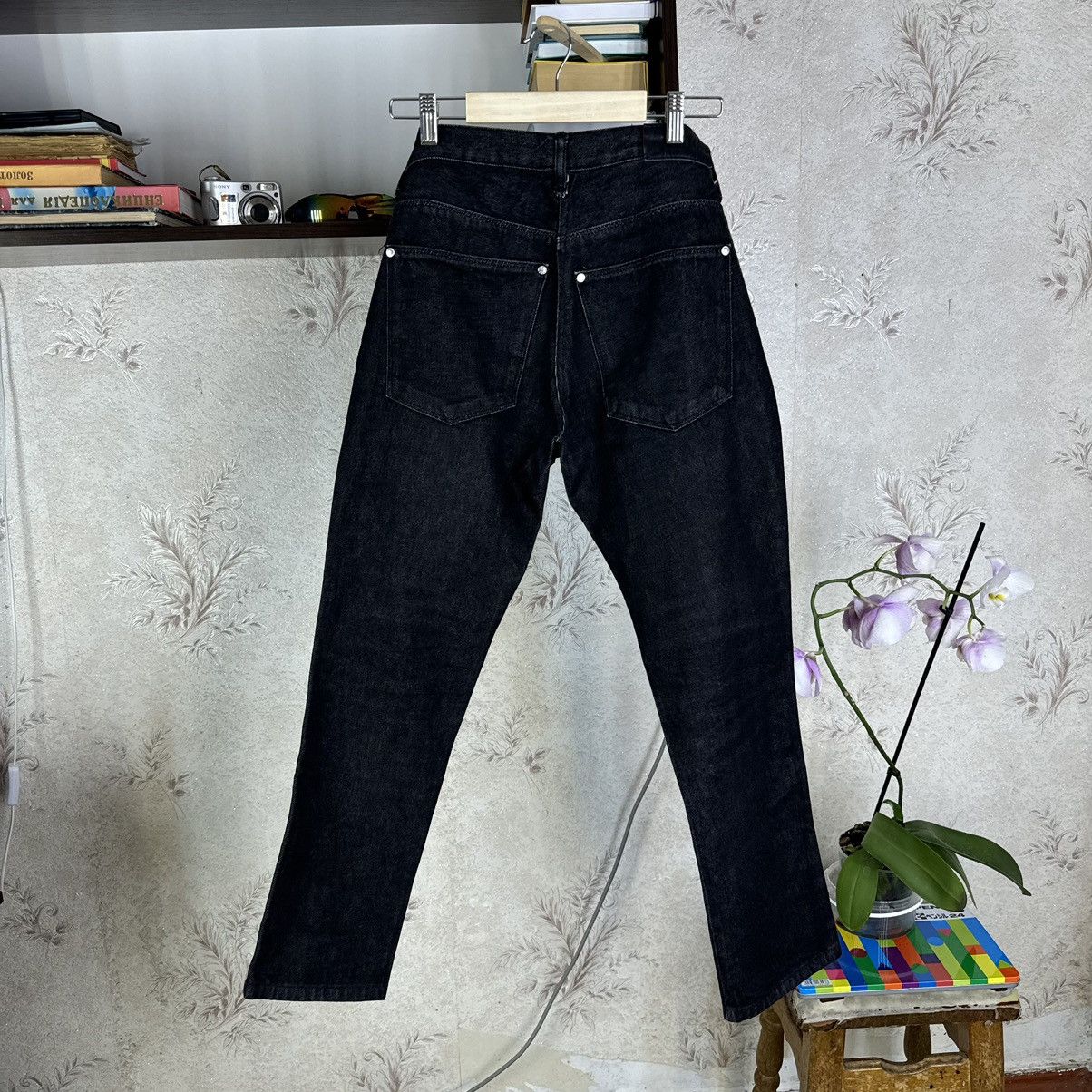 Acne Studios × Designer Acne Studious Denim Jeans Max B Mens Black Luxury Designer Size US 27 - 16 Thumbnail