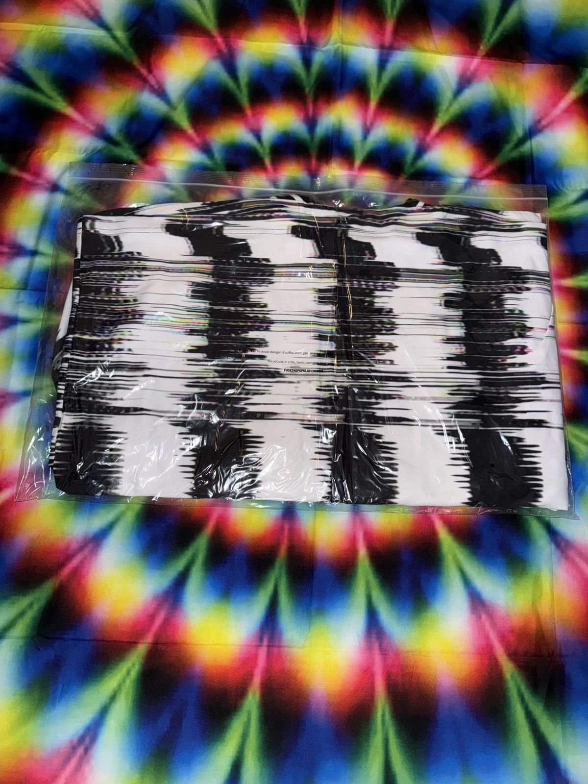 Fuck The Population FTP Blurred Vision Soccer Jersey Black Size US XXL / EU 58 / 5 - 2 Thumbnail