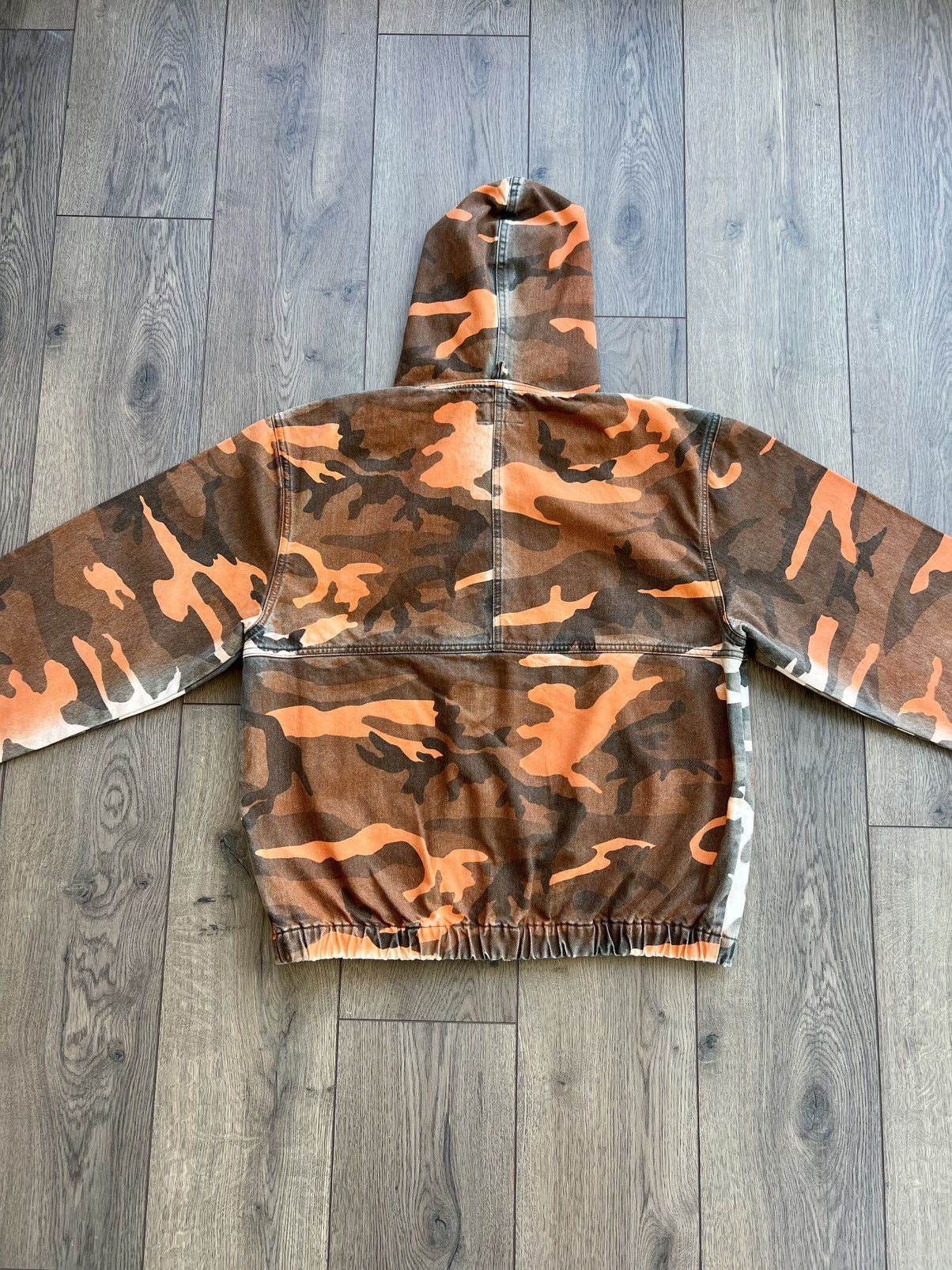 Stussy Stussy Spray Dye Work Jacket Orange Camo Size US M / EU 48-50 / 2 - 5 Thumbnail