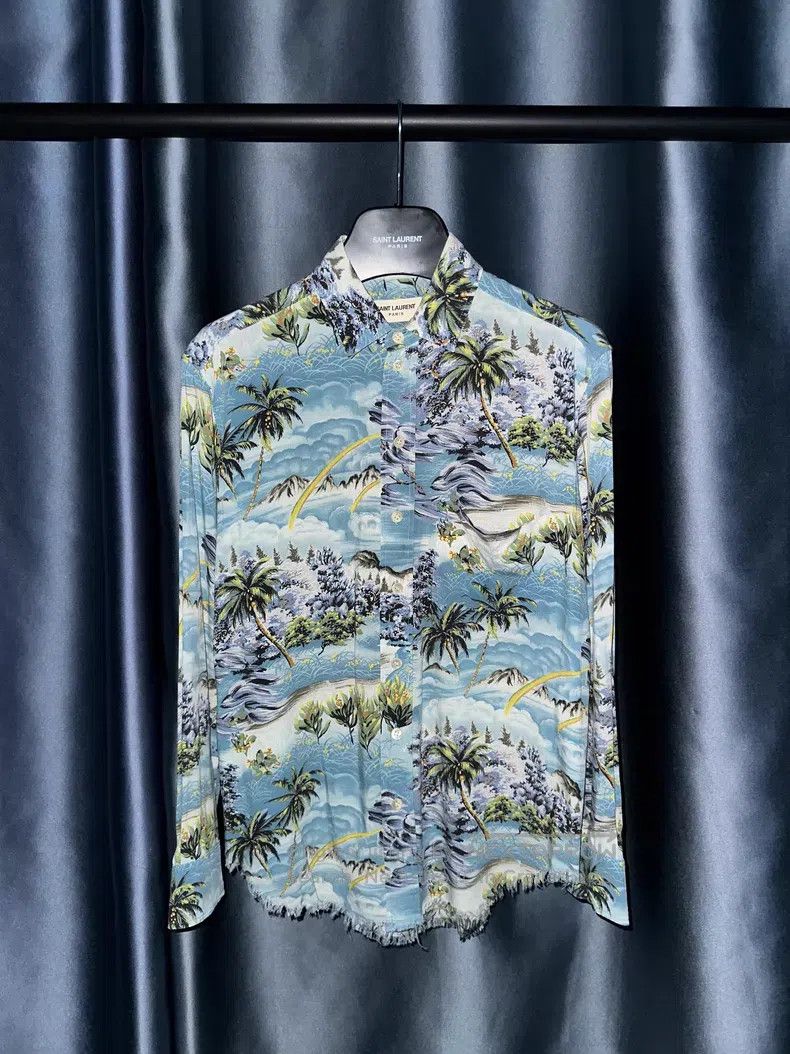 Saint Laurent Paris Wave Shirt i