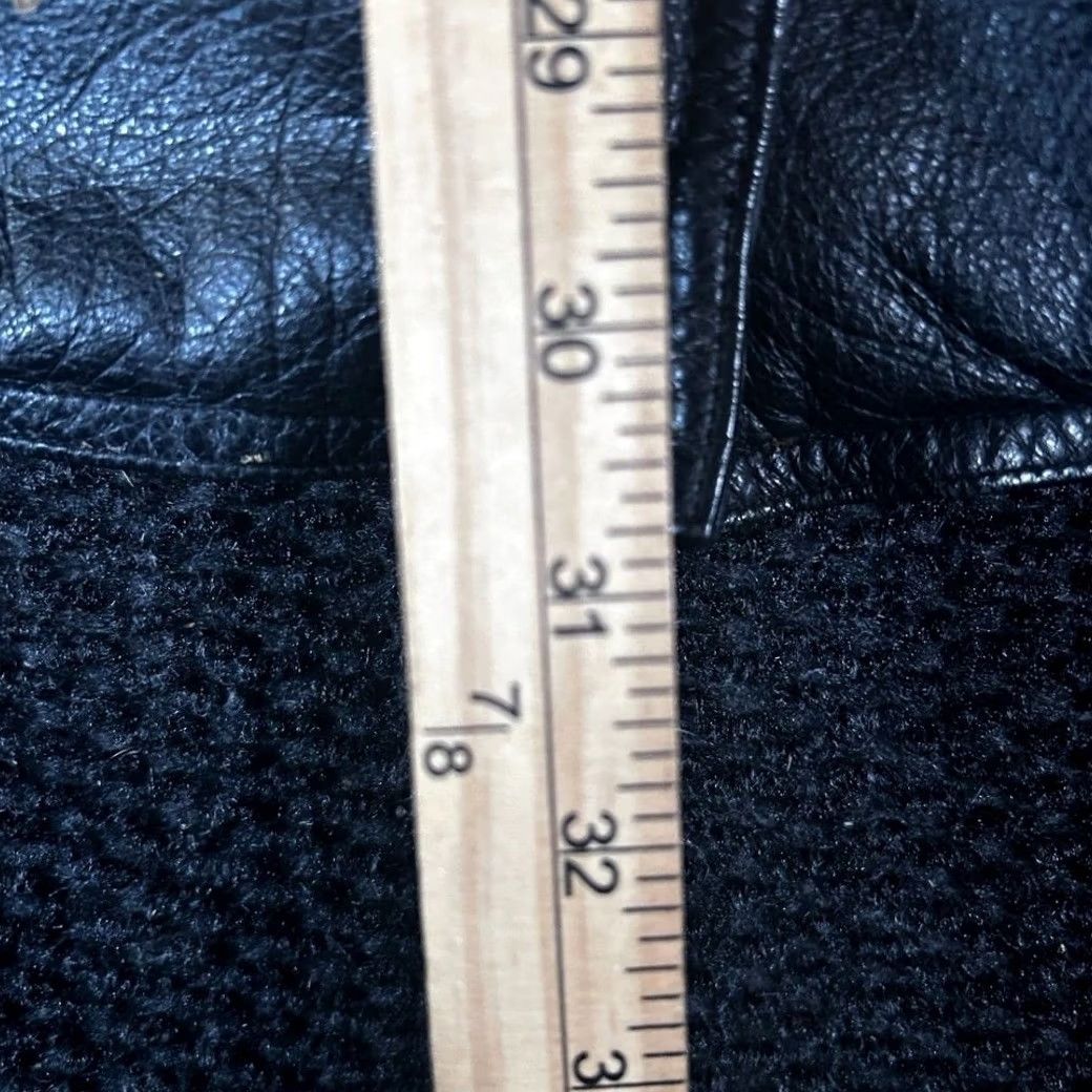 Vintage Wilsons Leather Jacket Black S Men 100% Leather Moto Button Snap Size US S / EU 44-46 / 1 - 6 Thumbnail