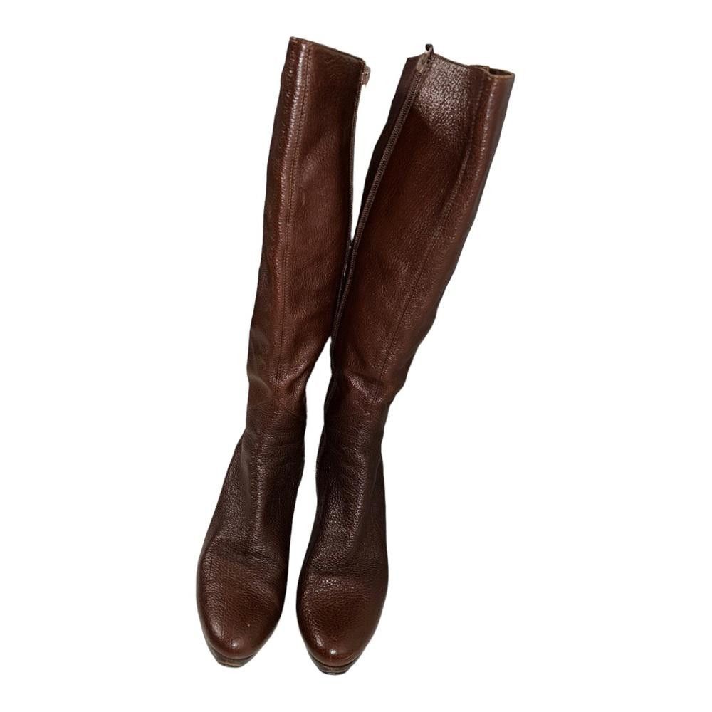 Cole Haan Cole Haan l Aliya Brown Leather Boots Size 8.5 Size US 8.5 / IT 38.5 - 2 Thumbnail