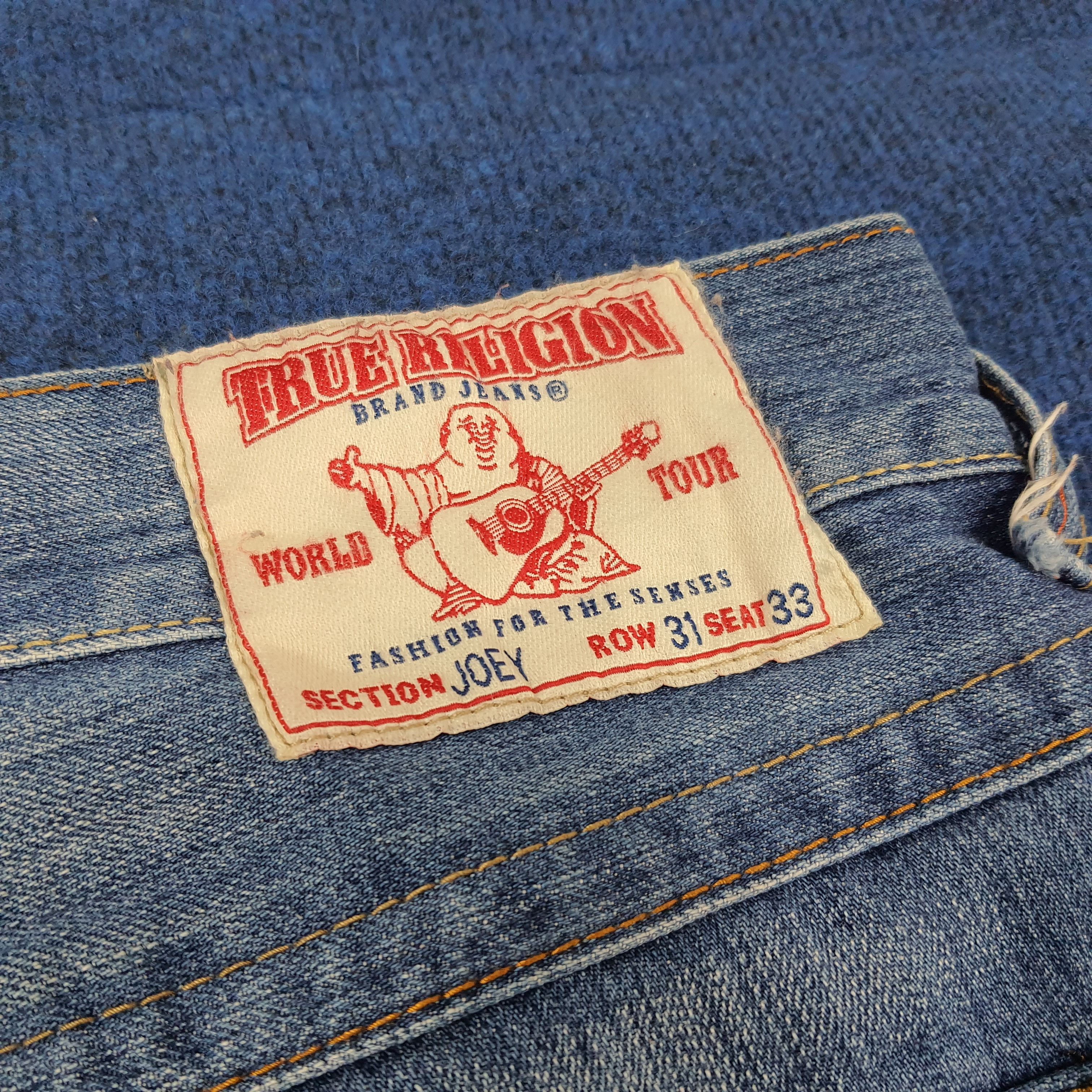 True Religion Vintage True Religion Joey Big Rig Jeans Grunge C297N18 Size US 35 - 3 Thumbnail