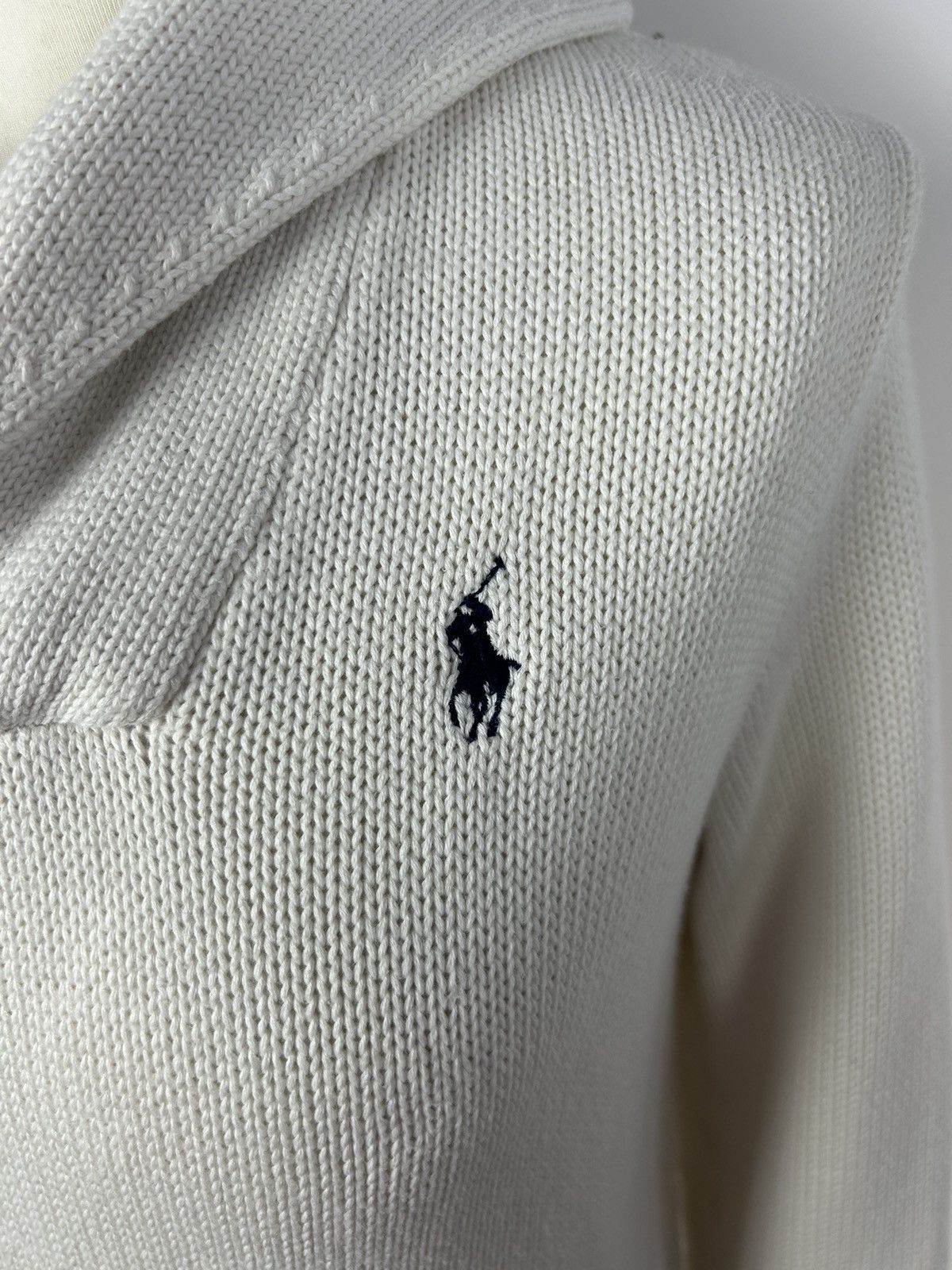 Ralph Lauren Sport Vintage Polo Ralph Lauren Sport Knit Sweater White Size L Size L / US 10 / IT 46 - 6 Thumbnail