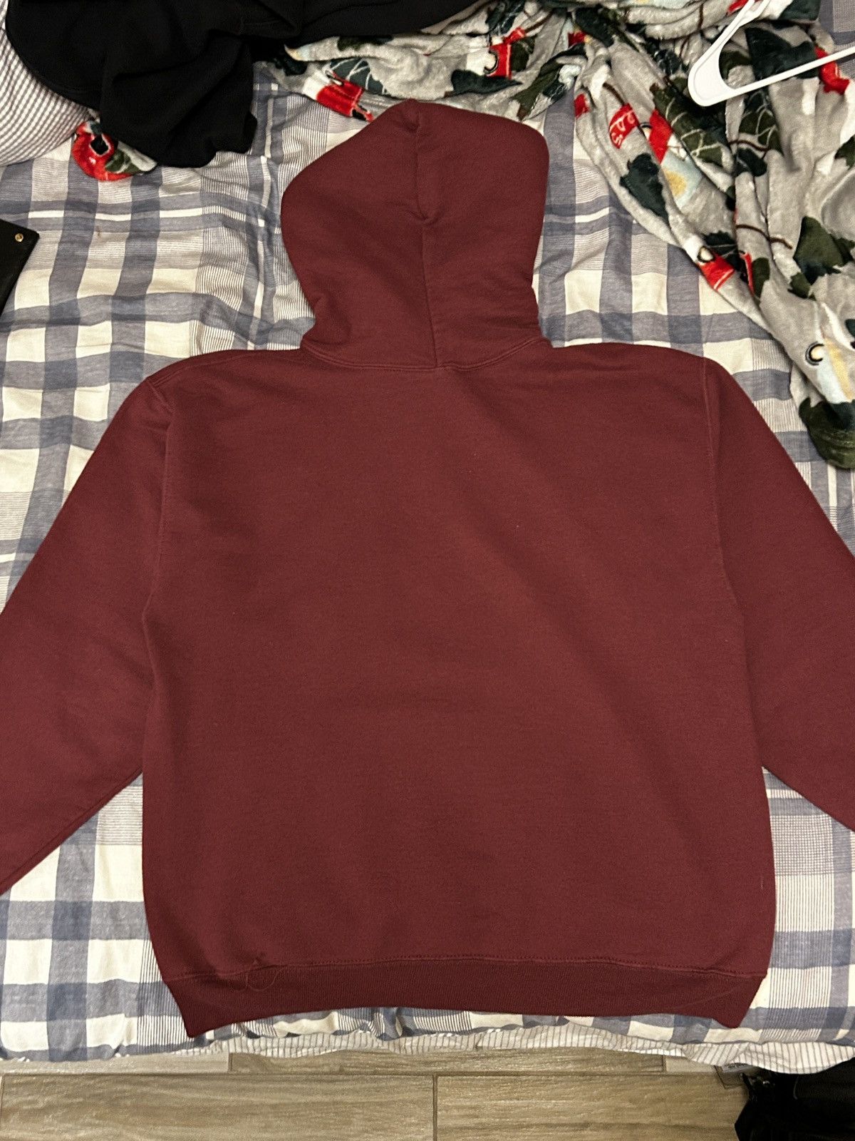 Jerzees × Vintage MAROON VIRGINIA TECH HOODIE Size US L / EU 52-54 / 3 - 7 Thumbnail