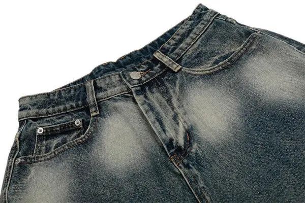 VIBE Tie Dye Paint Wash Wide Leg Jorts Size US 34 / EU 50 - 4 Thumbnail