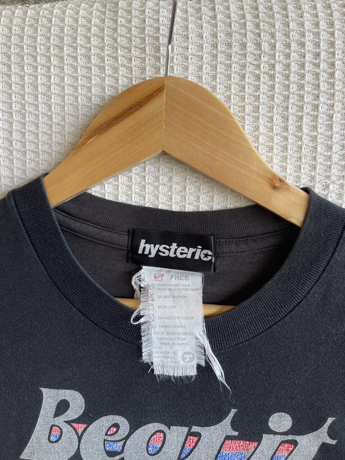 Hysteric Glamour Vintage’90s🔥HYSTERIC GLAMOUR🔥Beat it Super Fly Sun Faded Tee Size US S / EU 44-46 / 1 - 6 Thumbnail