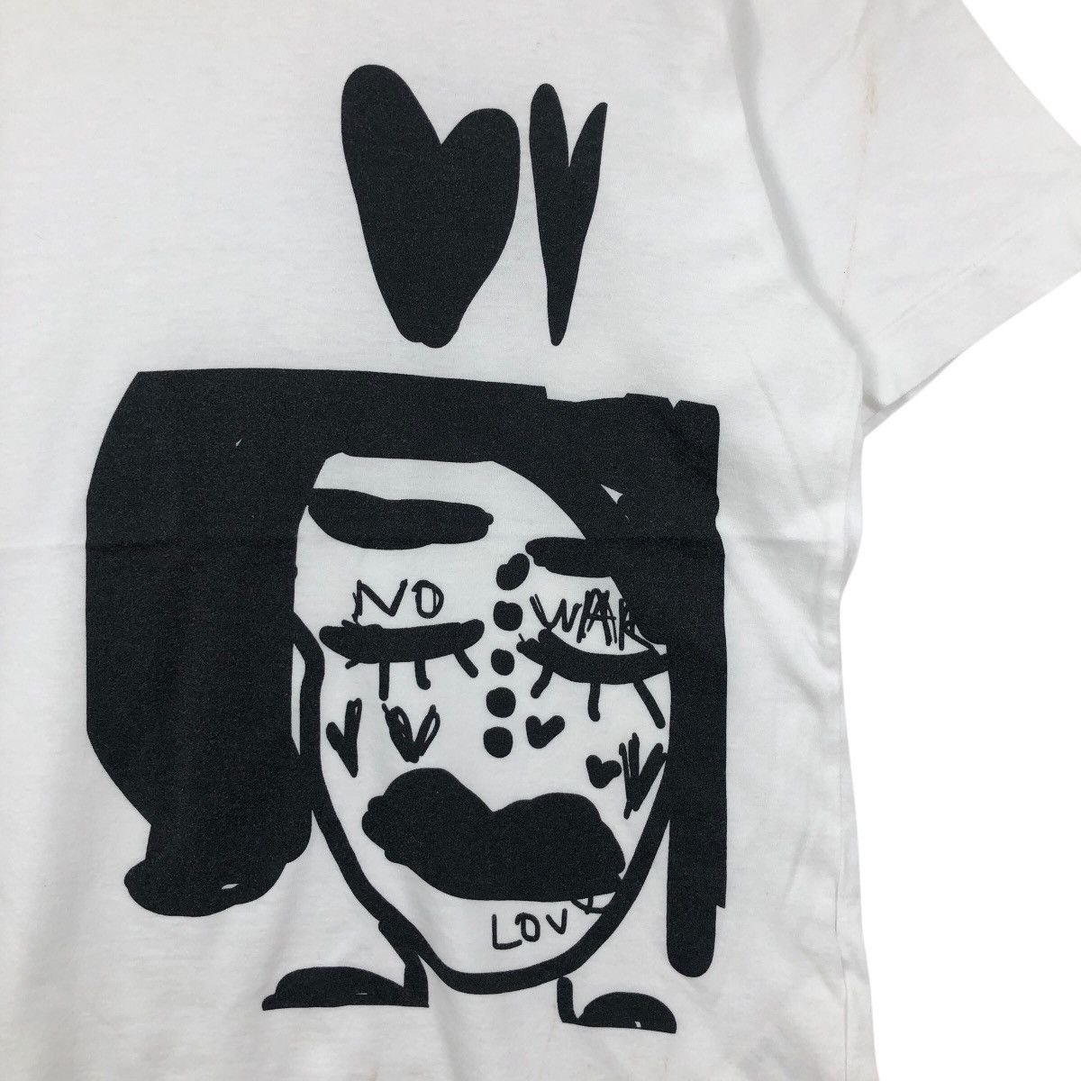 Comme des Garcons CDG Comme Des Garçons Love No War Tee Shirt Size M Size US M / EU 48-50 / 2 - 3 Thumbnail