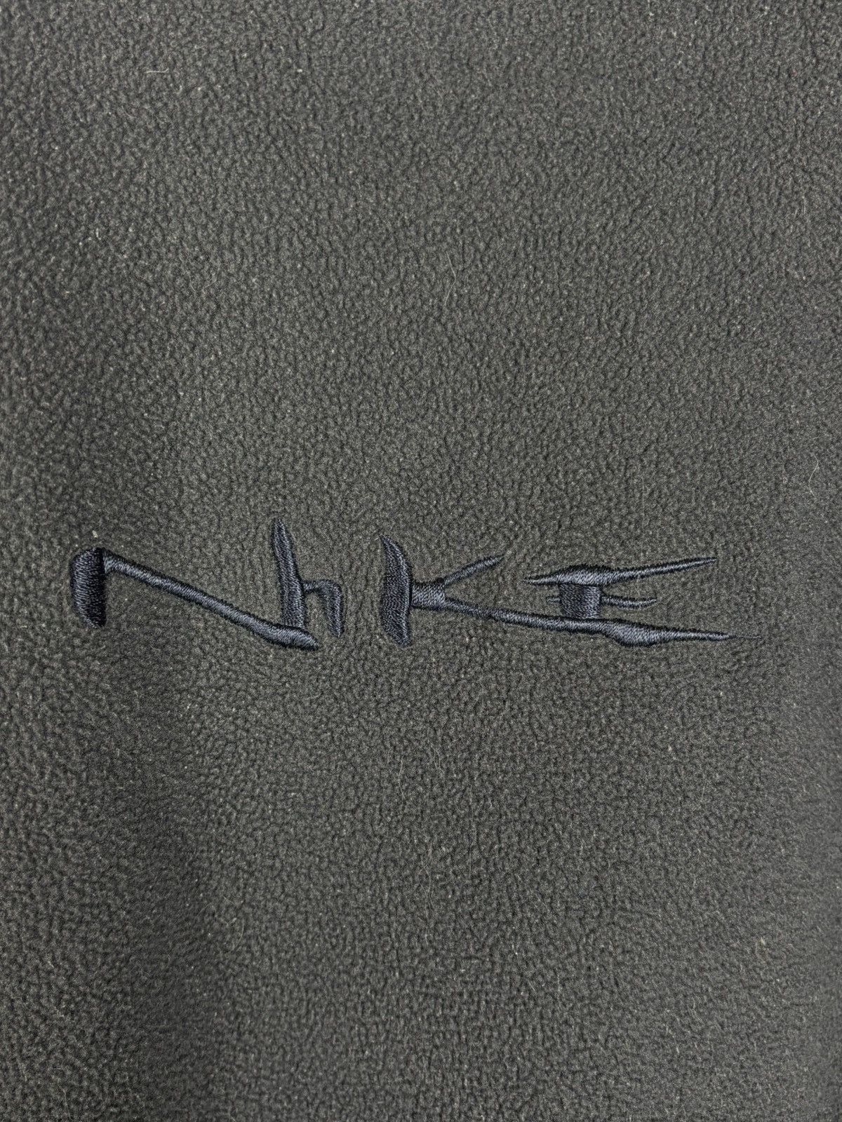 Nike 00s Nike Fleece Ninja Hood 1/4 Zip Logo Hoodie Grey M Size US M / EU 48-50 / 2 - 8 Thumbnail