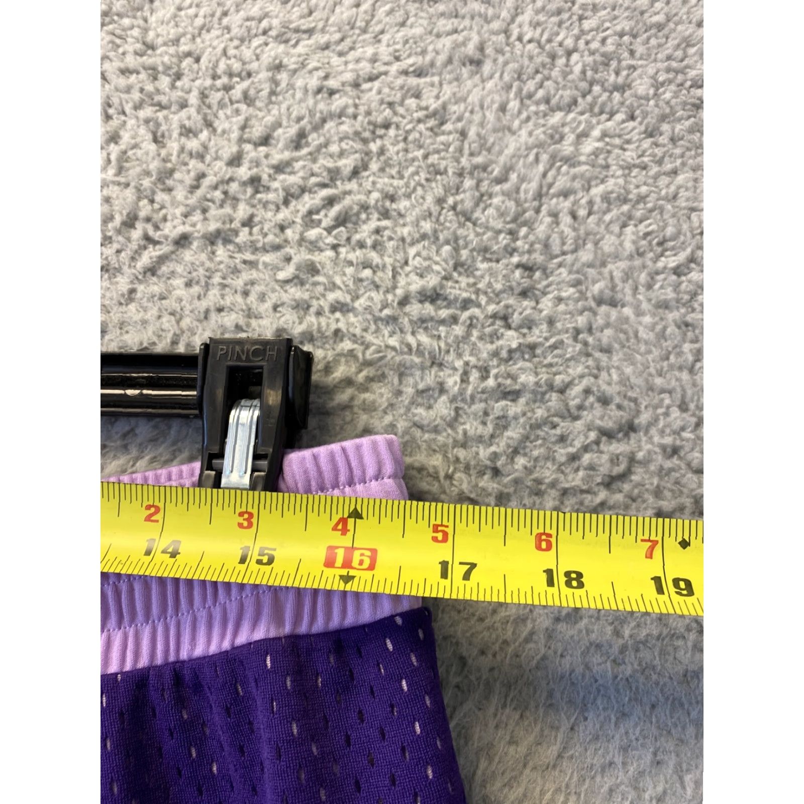 Champion Champion Duo Dry Womens Shorts Sz XL Purple Mid Rise 49-57 Size 40" / US 18 - 4 Thumbnail