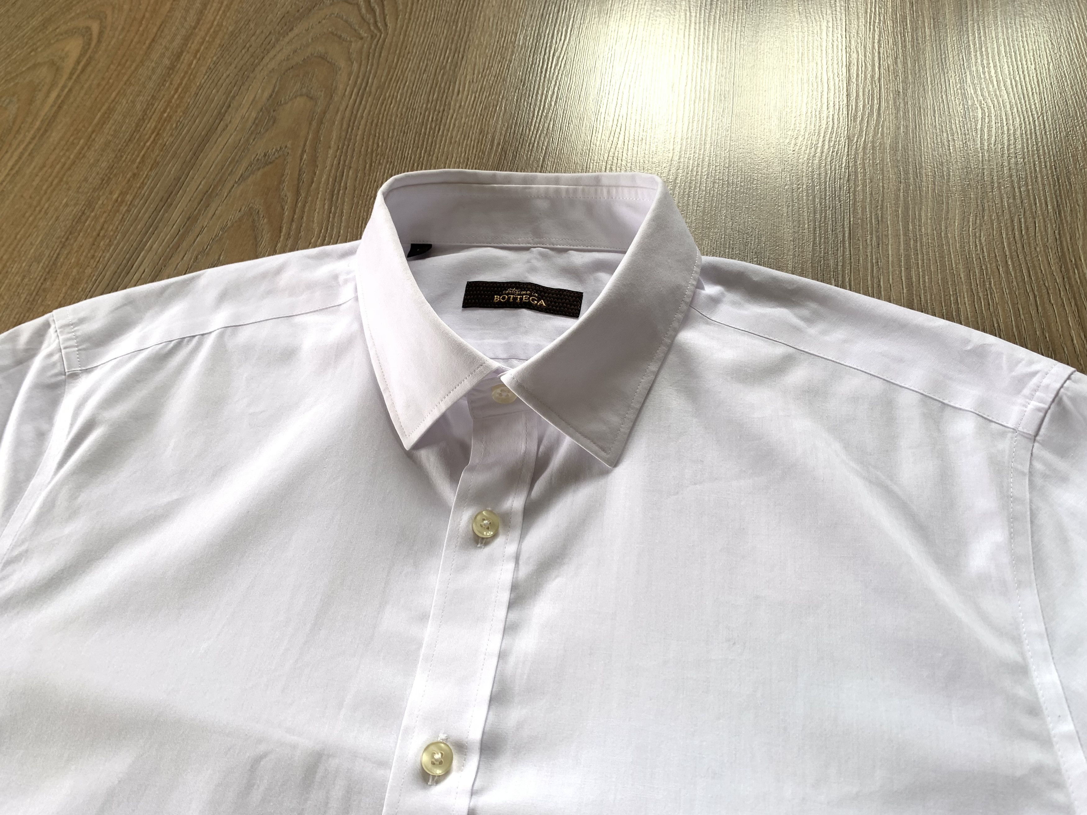 Other Bottega White Cotton Shirt Size US L / EU 52-54 / 3 - 2 Thumbnail