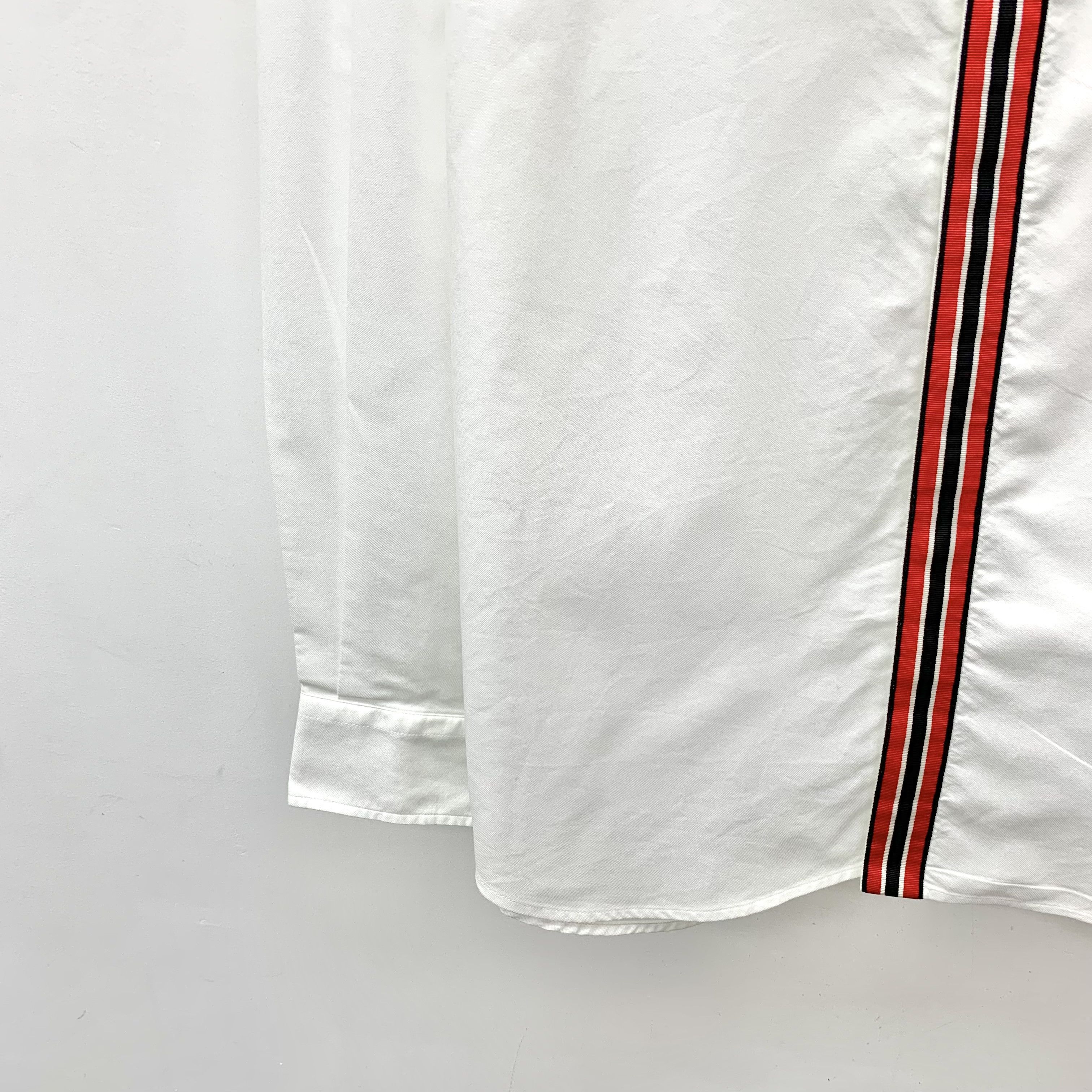 Burberry Burberry Striped Cotton Shirt White (M) Size US M / EU 48-50 / 2 - 4 Thumbnail