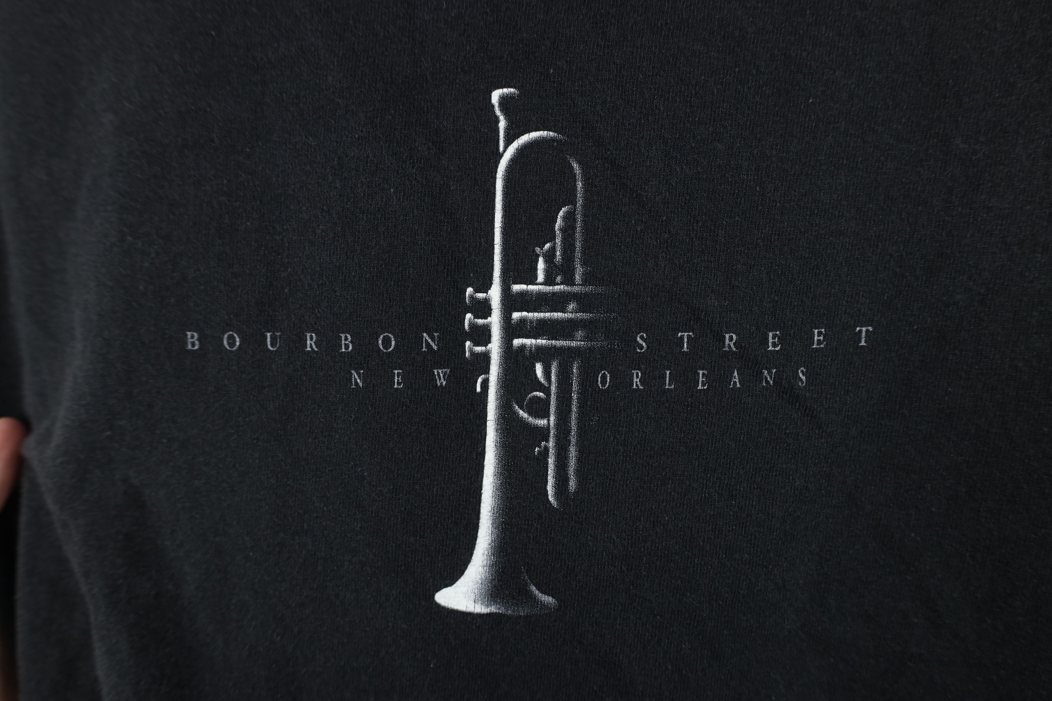 Vintage Vintage 90s Y2K Streetwear Orleans Bourbon Street T-Shirt Size US L / EU 52-54 / 3 - 4 Thumbnail
