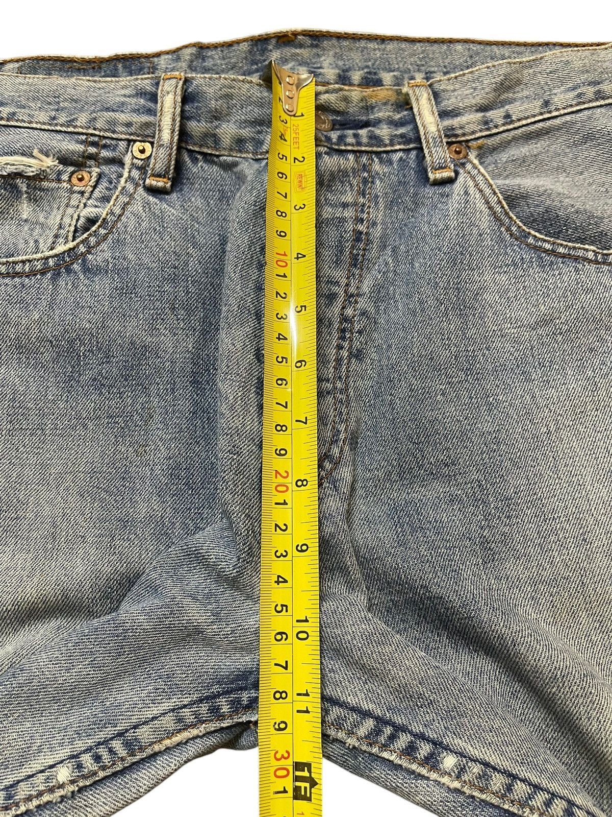 Levi's Vintage 90s Japan Levis 513 Faded Wash Distress Loose Jeans Size US 30 / EU 46 - 16 Thumbnail