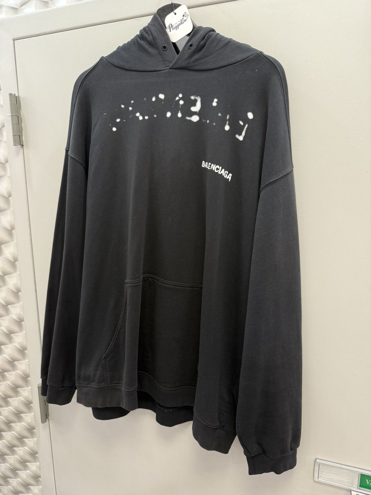 Balenciaga Balenciaga Logo Hoodie Size US XL / EU 56 / 4 - 3 Thumbnail