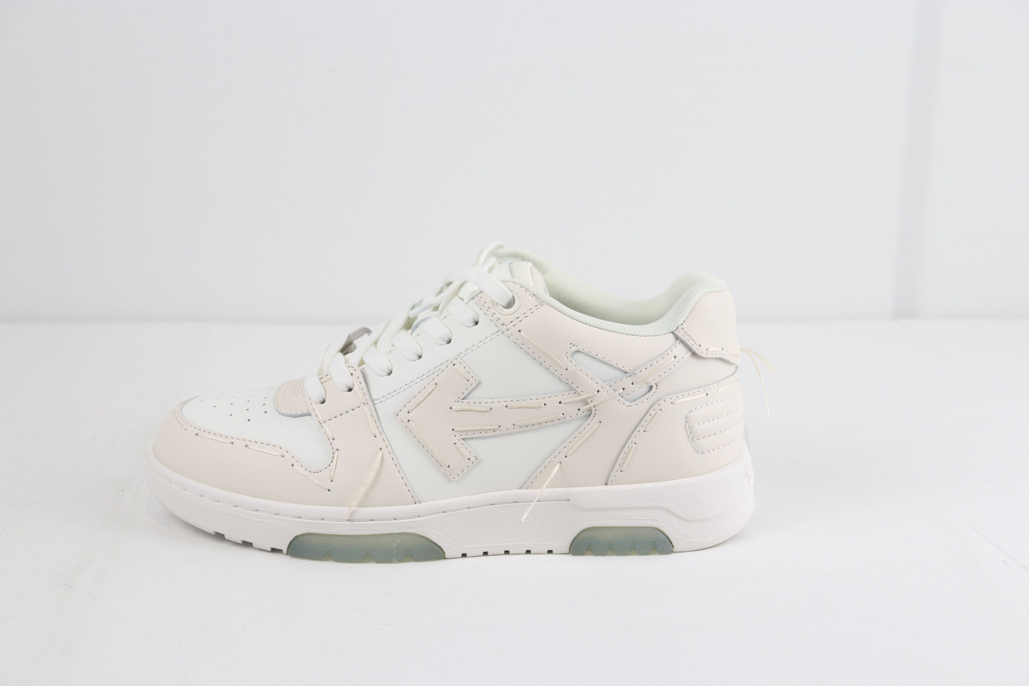 Off-White Sartorial Stitch Out of Office Sneakers OOO Coconut / White Size US 11 / EU 44 - 2 Thumbnail