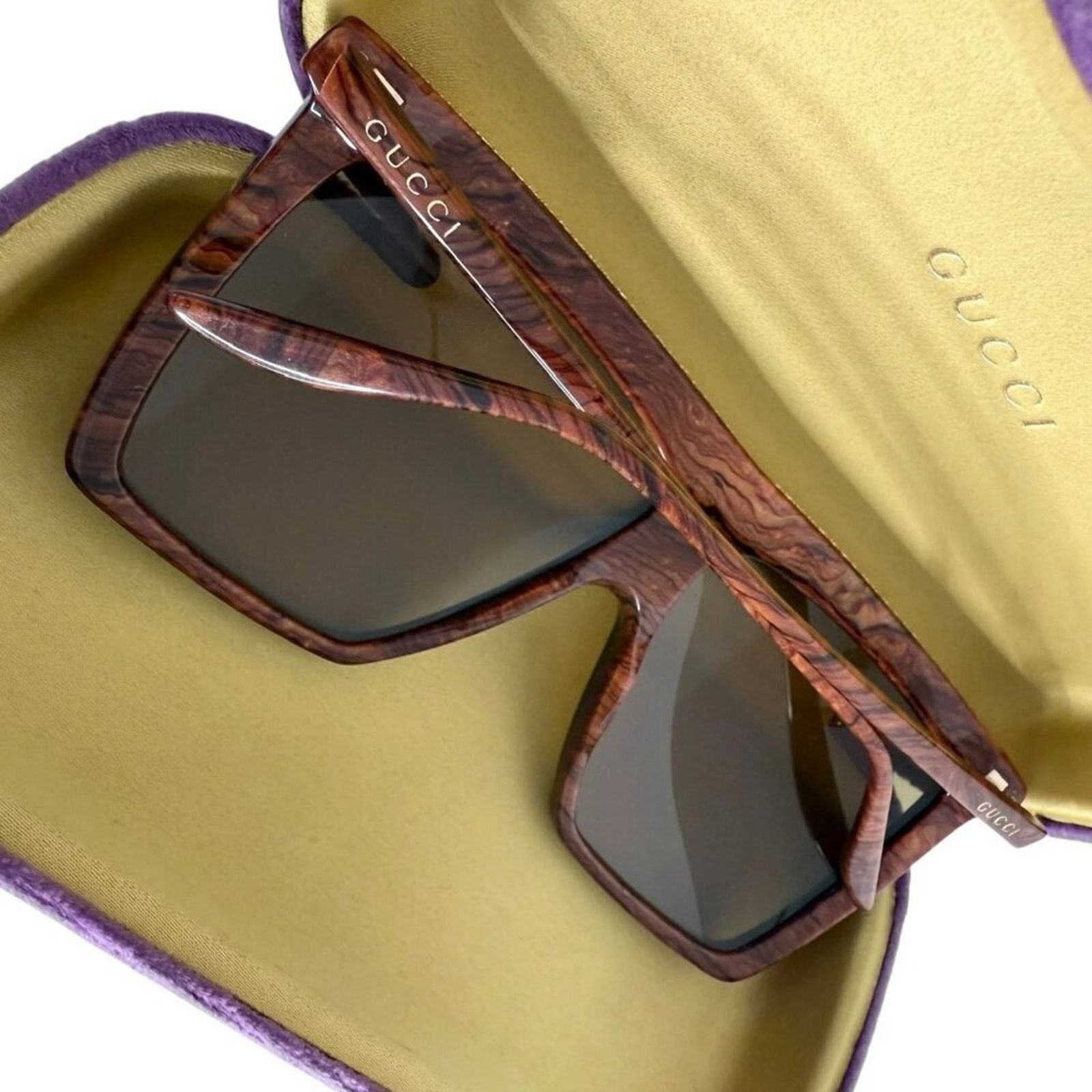 Gucci NWT GUCCI GG0733S - 005 Crystal Flat Top(GG0733S-005-62) Size ONE SIZE - 12 Thumbnail