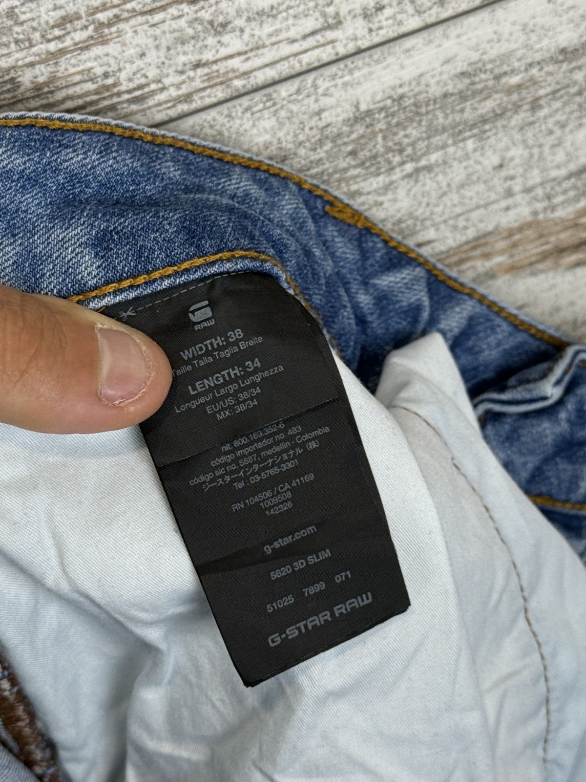 G-Star × Vintage Mens G Star Raw 5620 3D SLIM cargo pants jeans denim Size US 38 / EU 54 - 14 Thumbnail