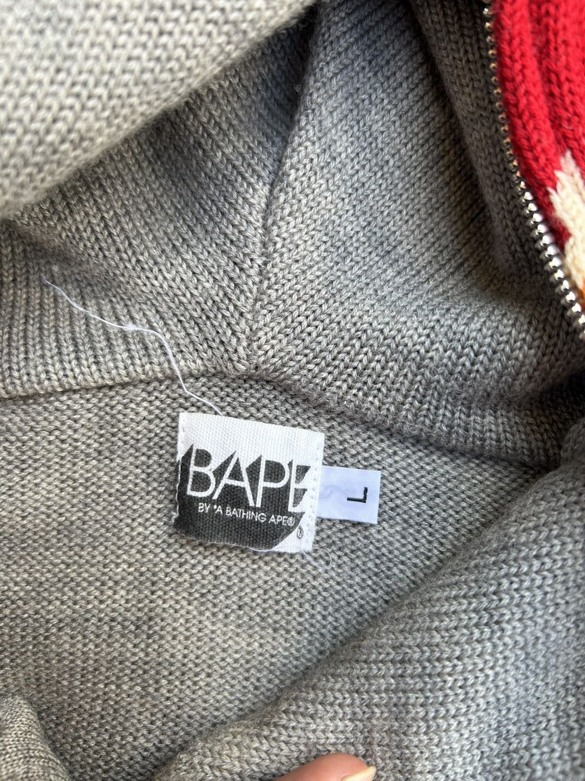 Bape Vintage 2007 BAPE NIGO Wool Tiger Full Zip Hoodie Size US L / EU 52-54 / 3 - 5 Thumbnail