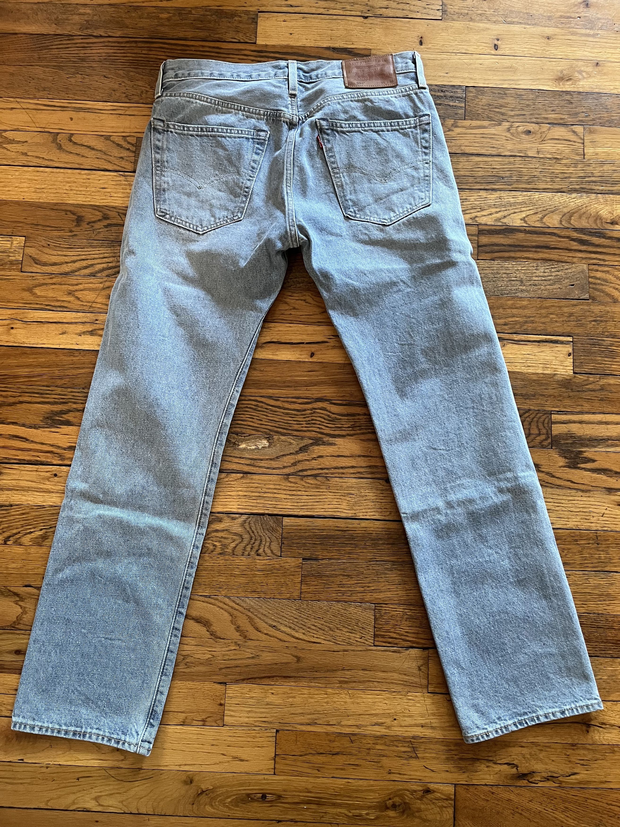 Levi's Levi's Premium light wash selvedge 501 jeans BNWOT 31x30 Size US 32 / EU 48 - 2 Thumbnail