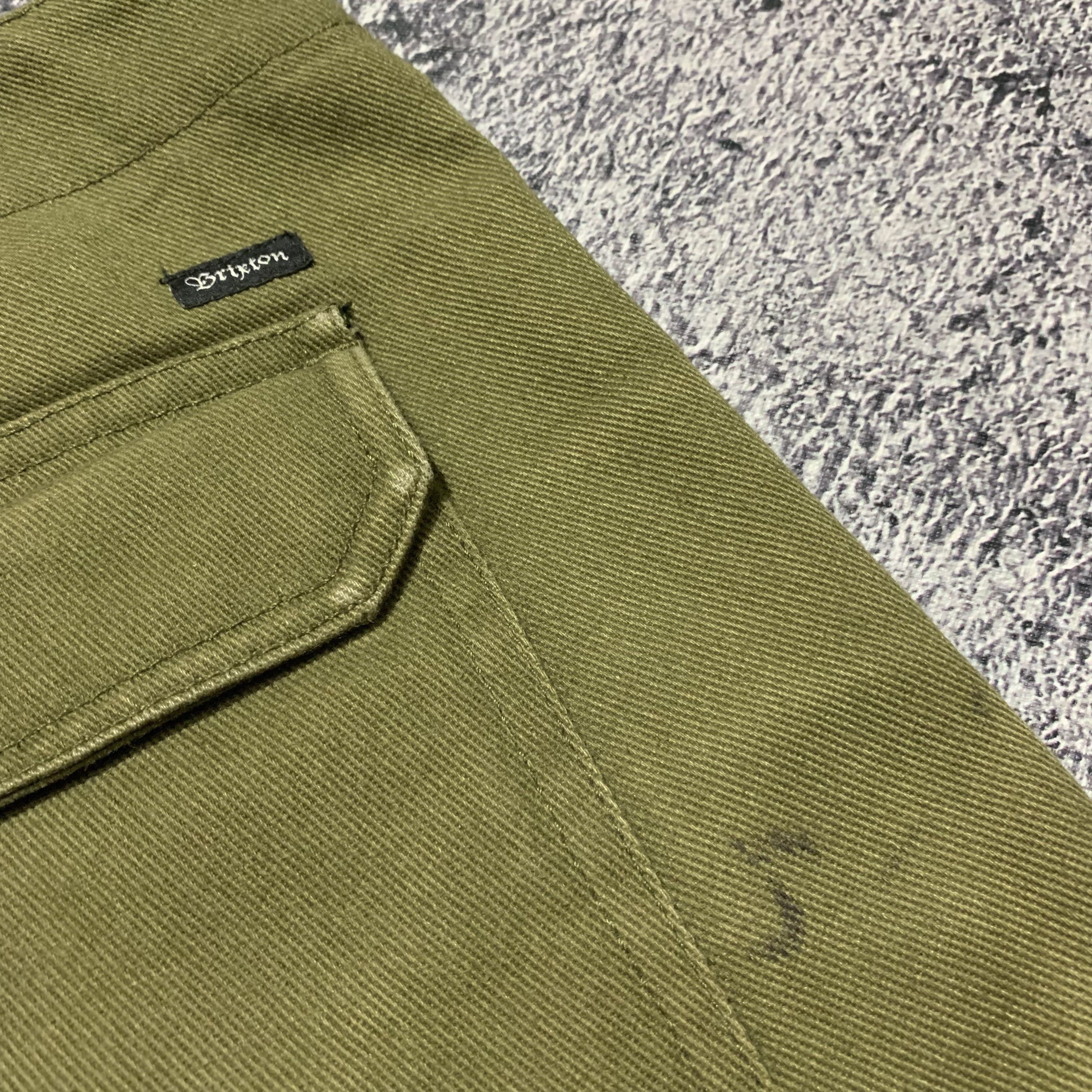 Japanese Brand 2000s Brixton Military Fatigue Work Pants Size US 33 - 11 Thumbnail
