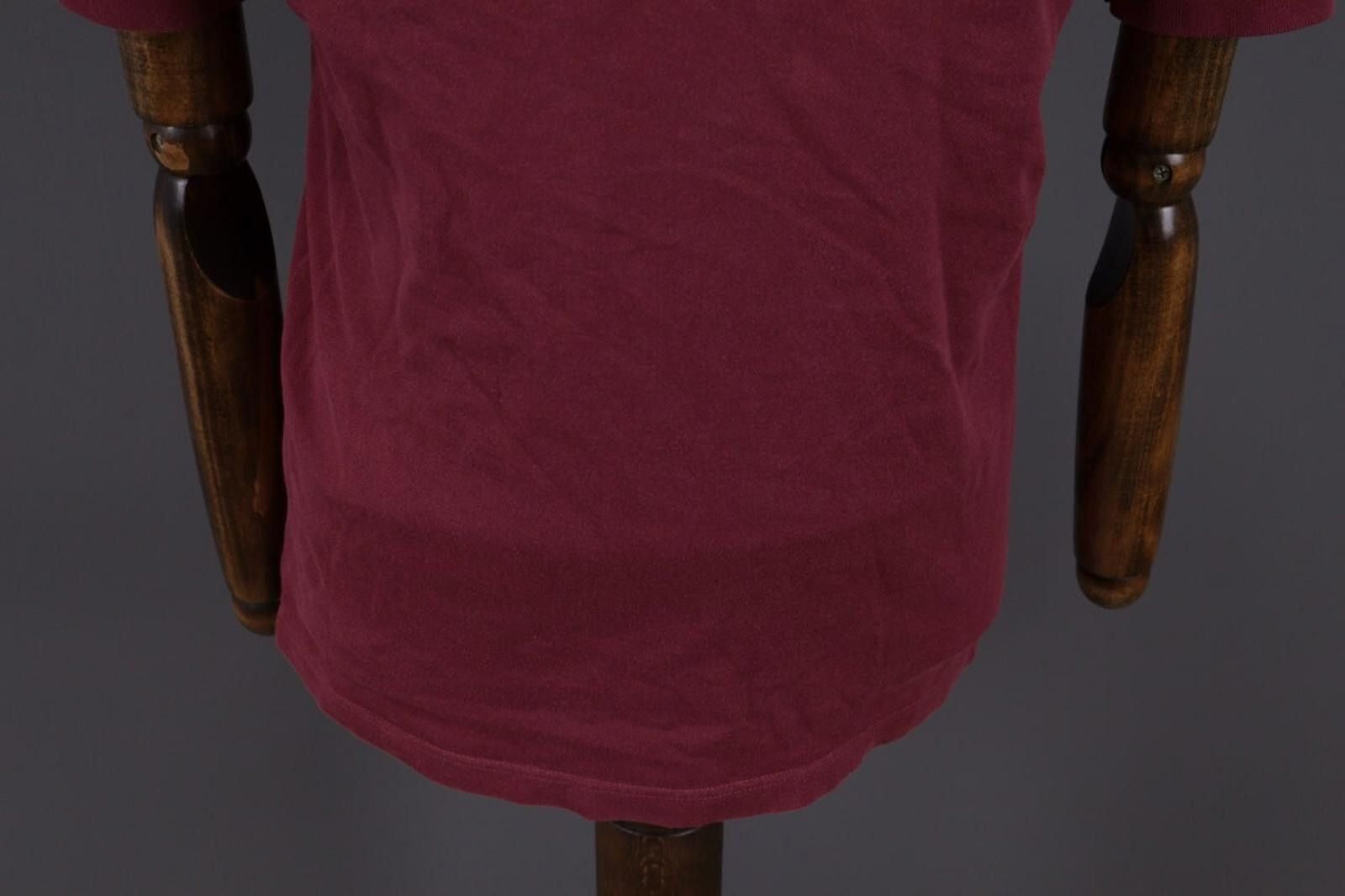 Lacoste Men Stretch Fit Burgundy Short Sleeve Polo Shirt Size 5 Size US M / EU 48-50 / 2 - 11 Thumbnail