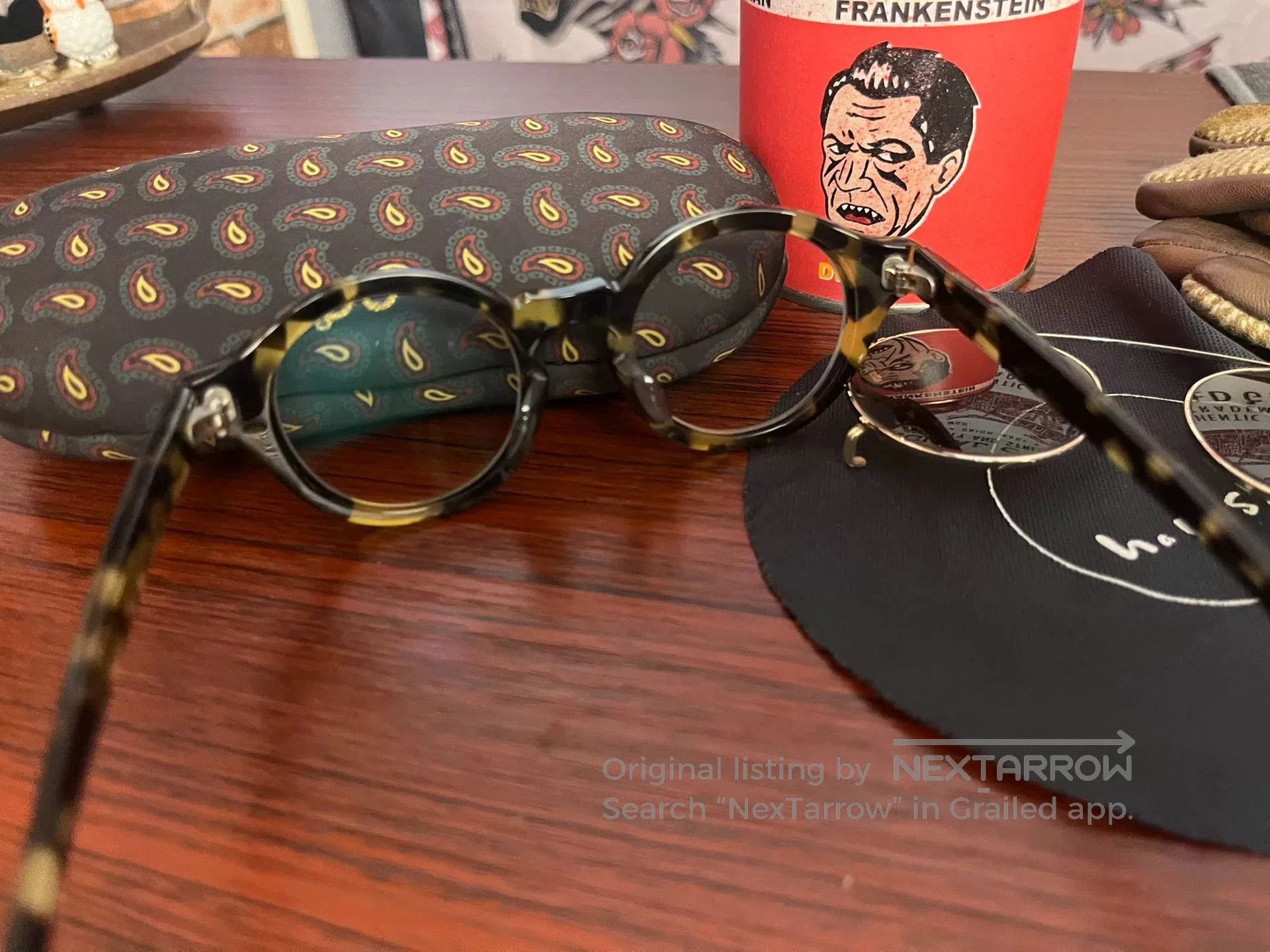 Other Vintage Boston Round Tortoiseshell Glasses. Size ONE SIZE - 4 Thumbnail