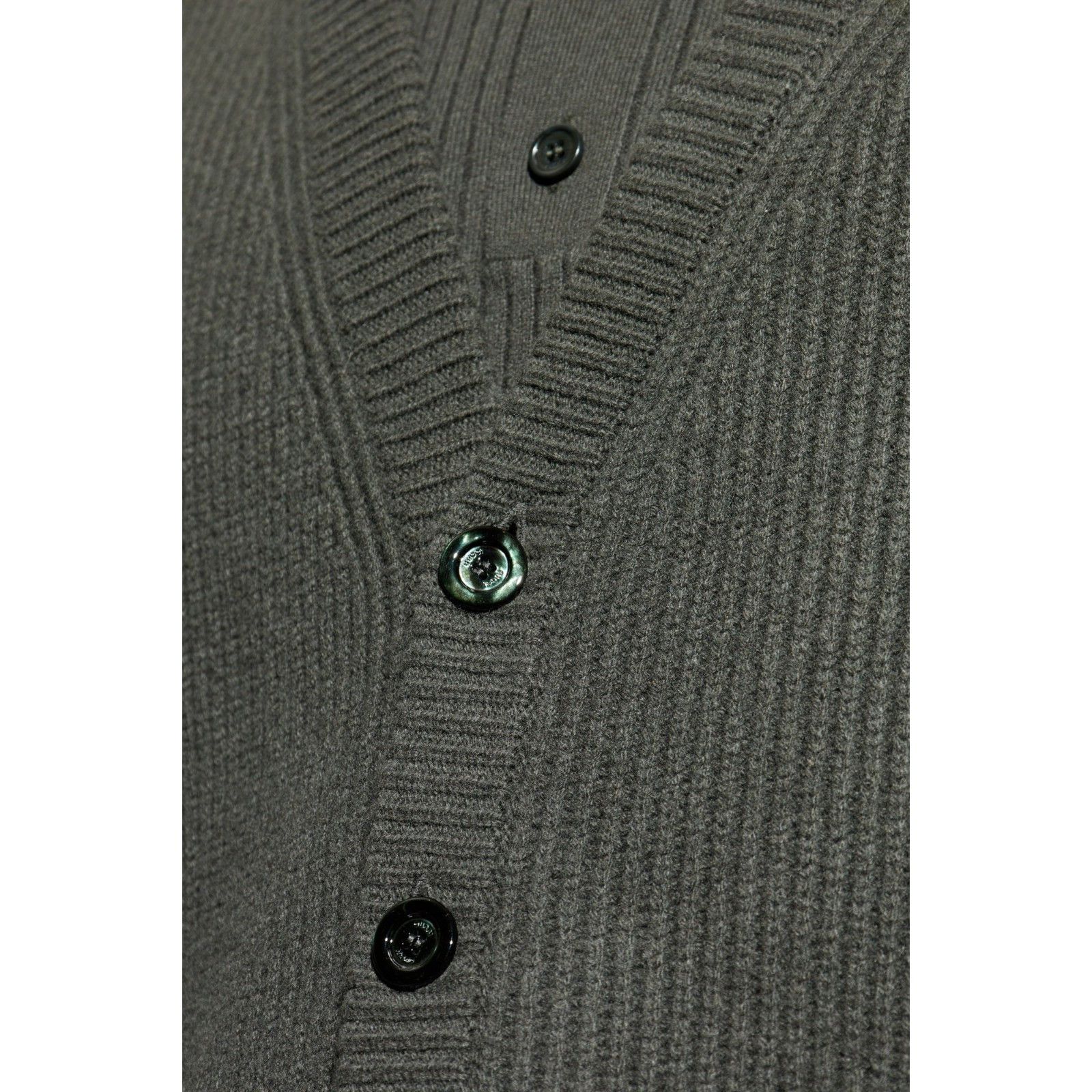 GUCCI Gray Wool Cardigan New )