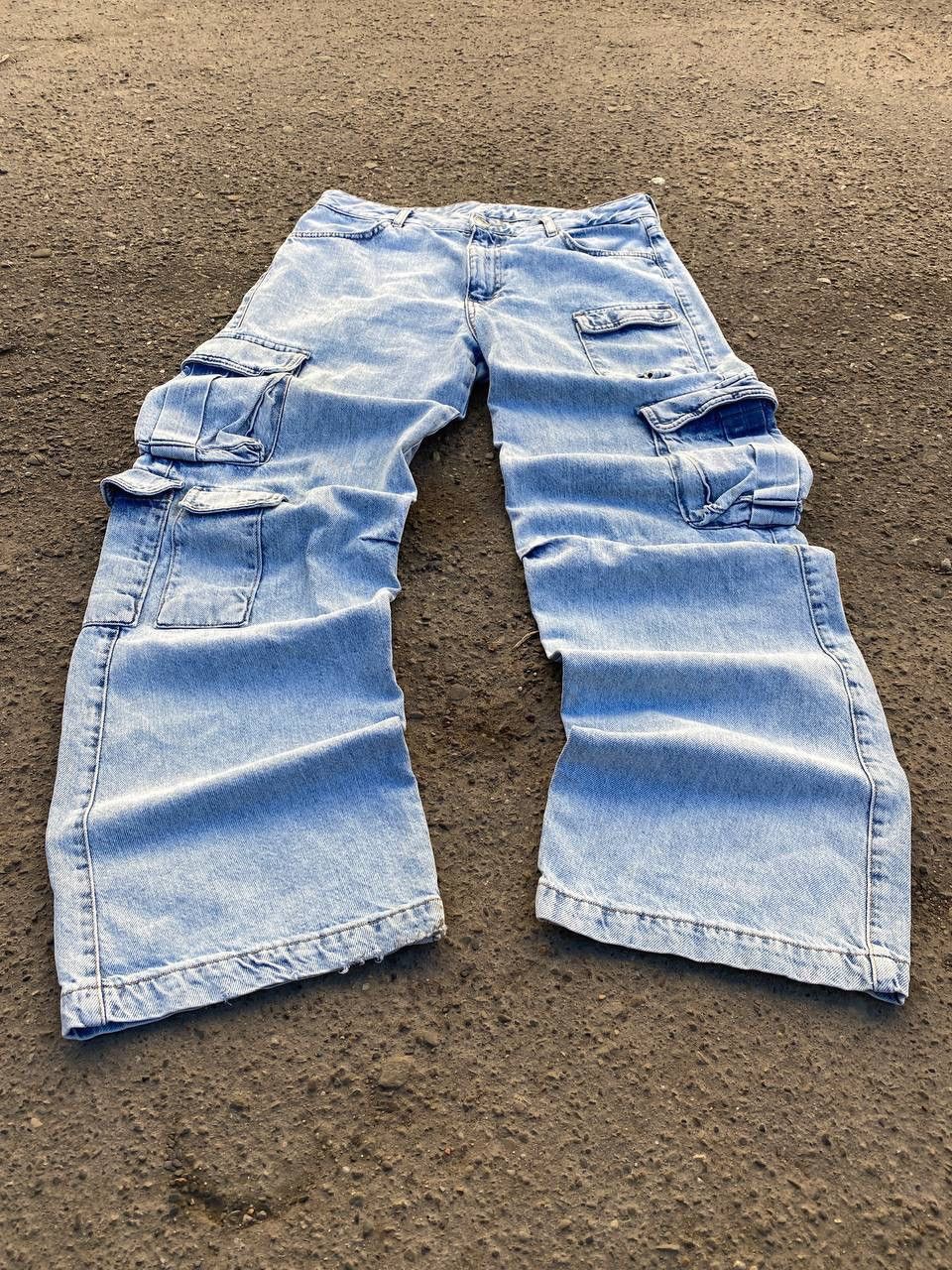 Japanese Brand × Vintage Baggy pants Tornado Mart style y2k jeans Size US 32 / EU 48 - 1 Thumbnail