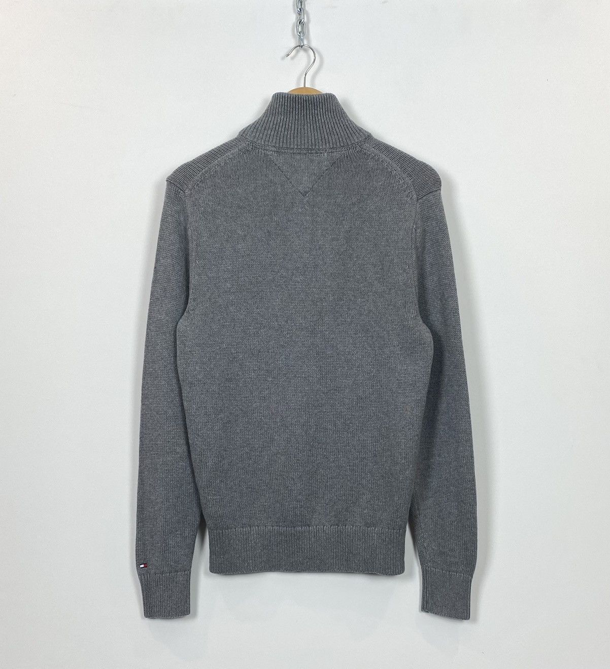Tommy Hilfiger Tommy Hilfigier Mens Sweater Jumper Size S Grey High Neck Size US S / EU 44-46 / 1 - 9 Thumbnail