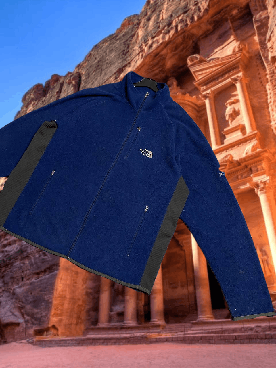 The North Face full zip app sweatshirt TNF Y2K Vintage The North Face blue Size US S / EU 44-46 / 1 - 1 Thumbnail