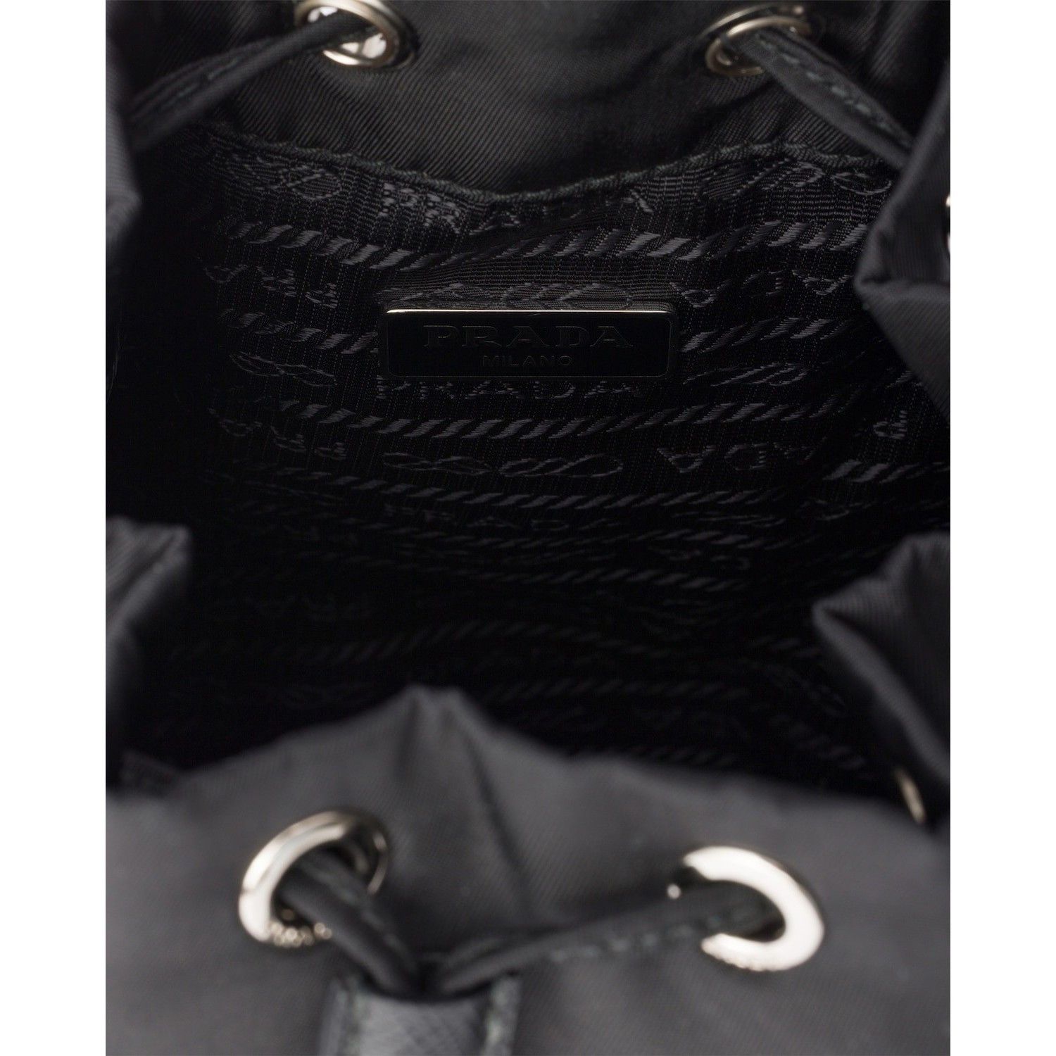 Prada PRADA Wish $775 Black Re-Nylon Pouch New & Authentic Size ONE SIZE - 4 Thumbnail