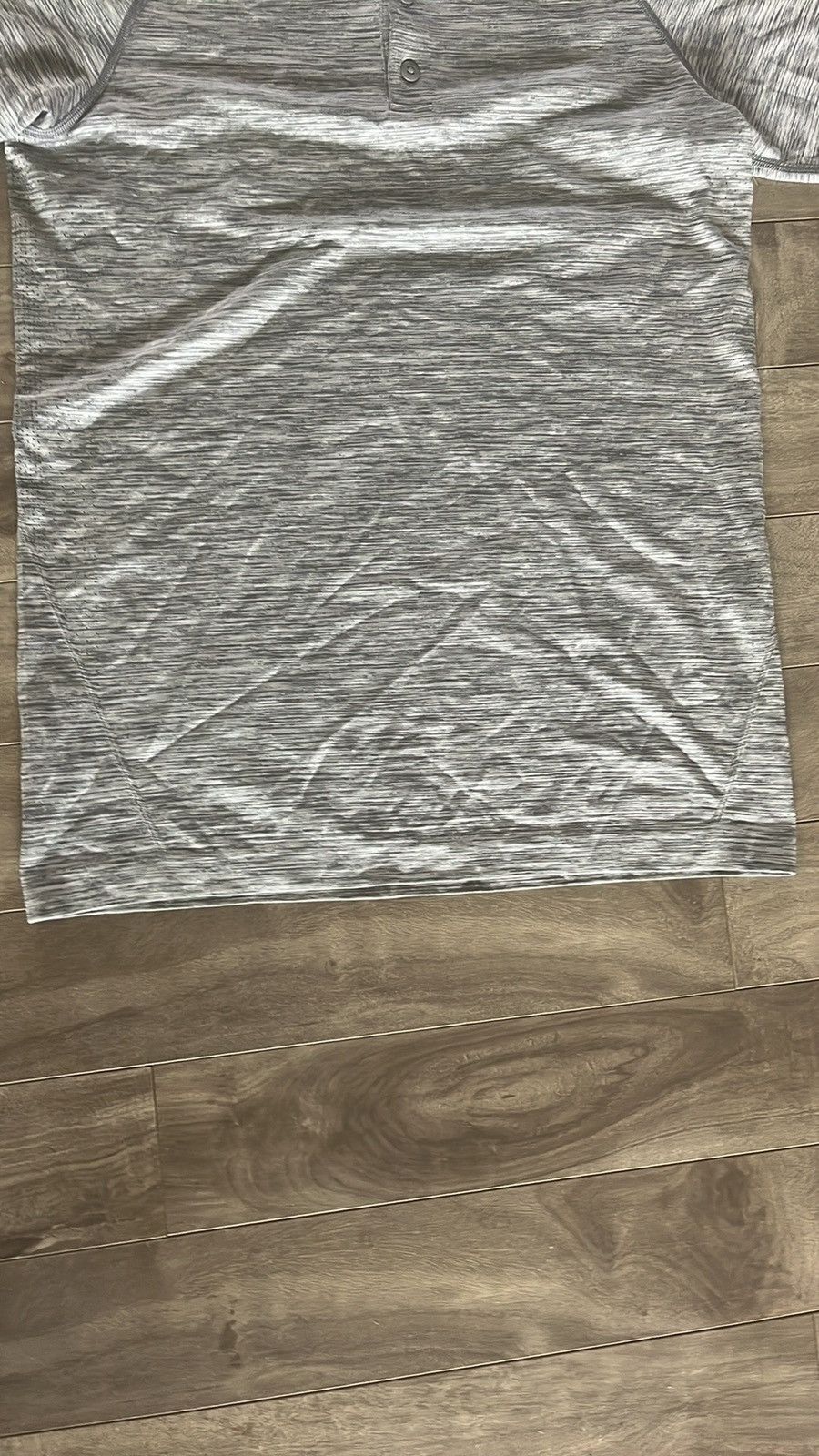 Lululemon Lululemon Metal Vent Tech Henley Slate White Shirt Size US XS / EU 42 / 0 - 5 Thumbnail