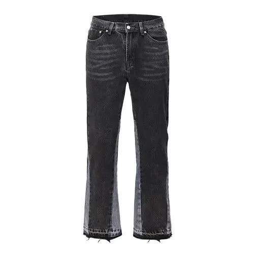 Japanese Brand Patchwork Mens Flared Jeans Size US 34 / EU 50 - 2 Thumbnail