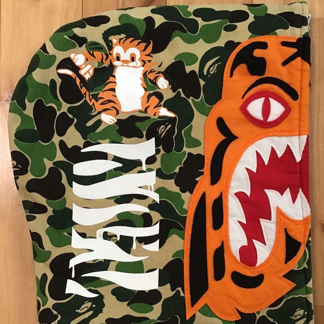 Bape BAPE ABC camo green Tiger full zip hoodie a bathing ape Size US L / EU 52-54 / 3 - 4 Thumbnail