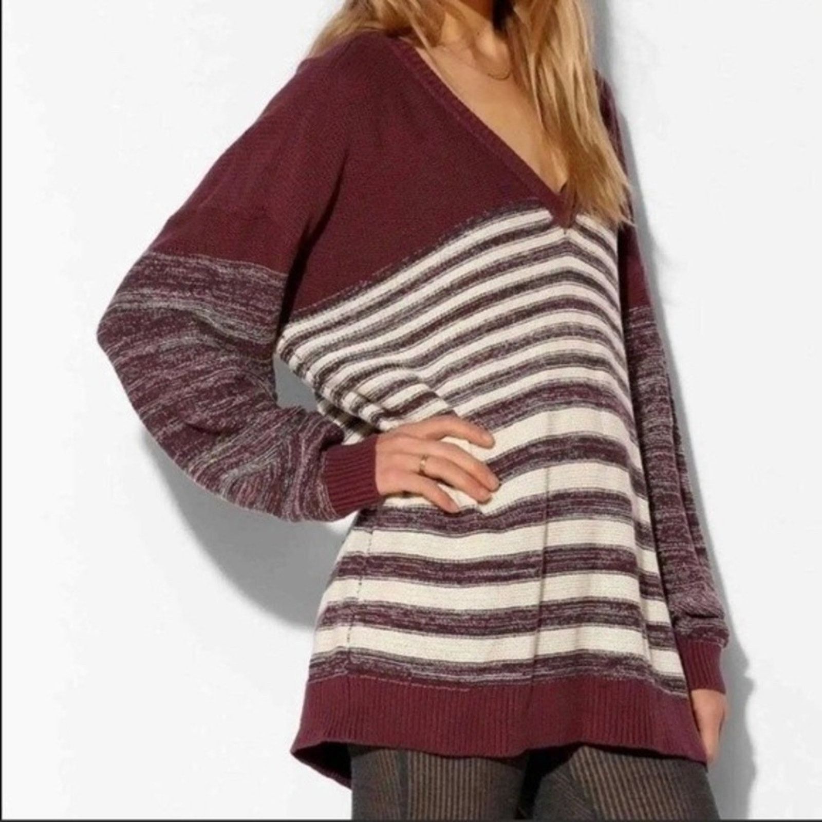 Bdg BDG Boyfriend Striped Pullover oversized sweater XS Size XS / US 0-2 / IT 36-38 - 2 Thumbnail