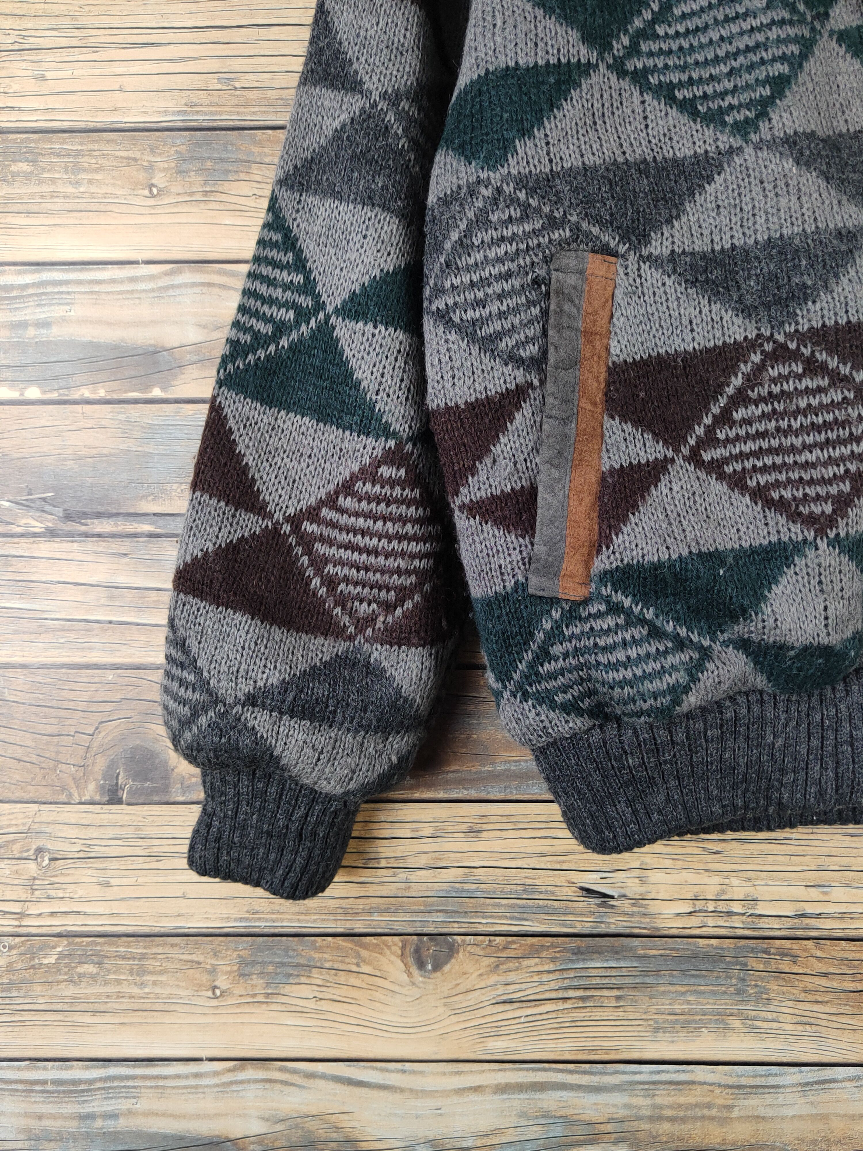 Vintage DL Bi Colman Dark Gray Knitwear Sweaters #1380 Size US L / EU 52-54 / 3 - 4 Thumbnail