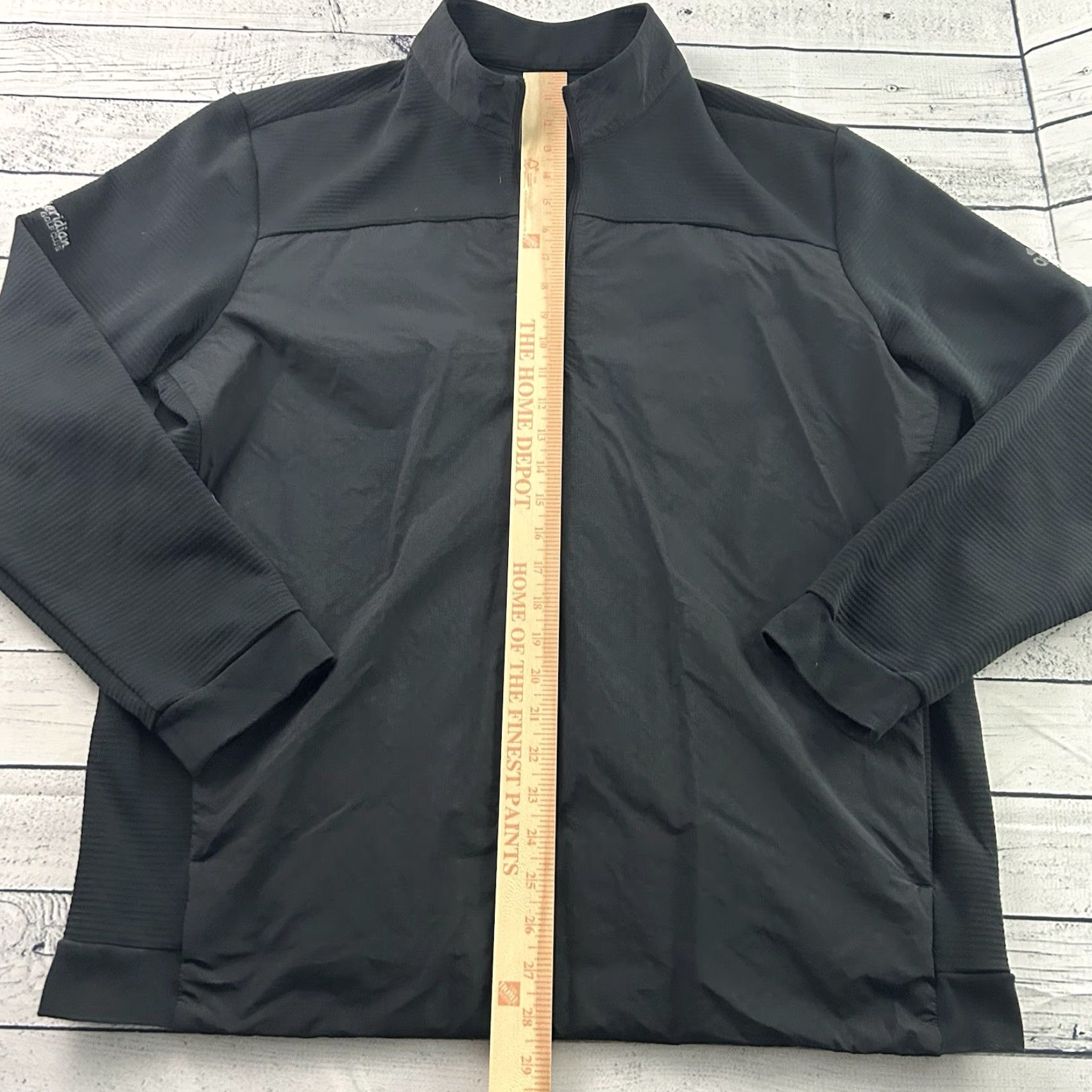 Adidas Adidas 1/4 Zip Meridian Golf Club Warm Sweatshirt Men XL Black Size US XL / EU 56 / 4 - 5 Thumbnail
