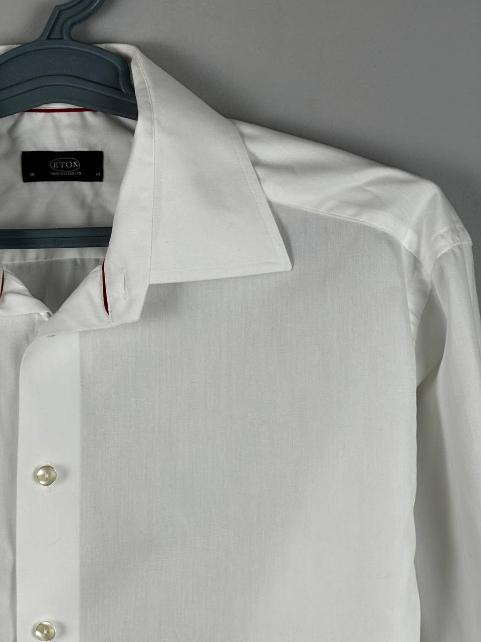Eton Eton Ganghster 1928 Luxury Cotton Twill Dress Shirt Size 52L - 4 Thumbnail