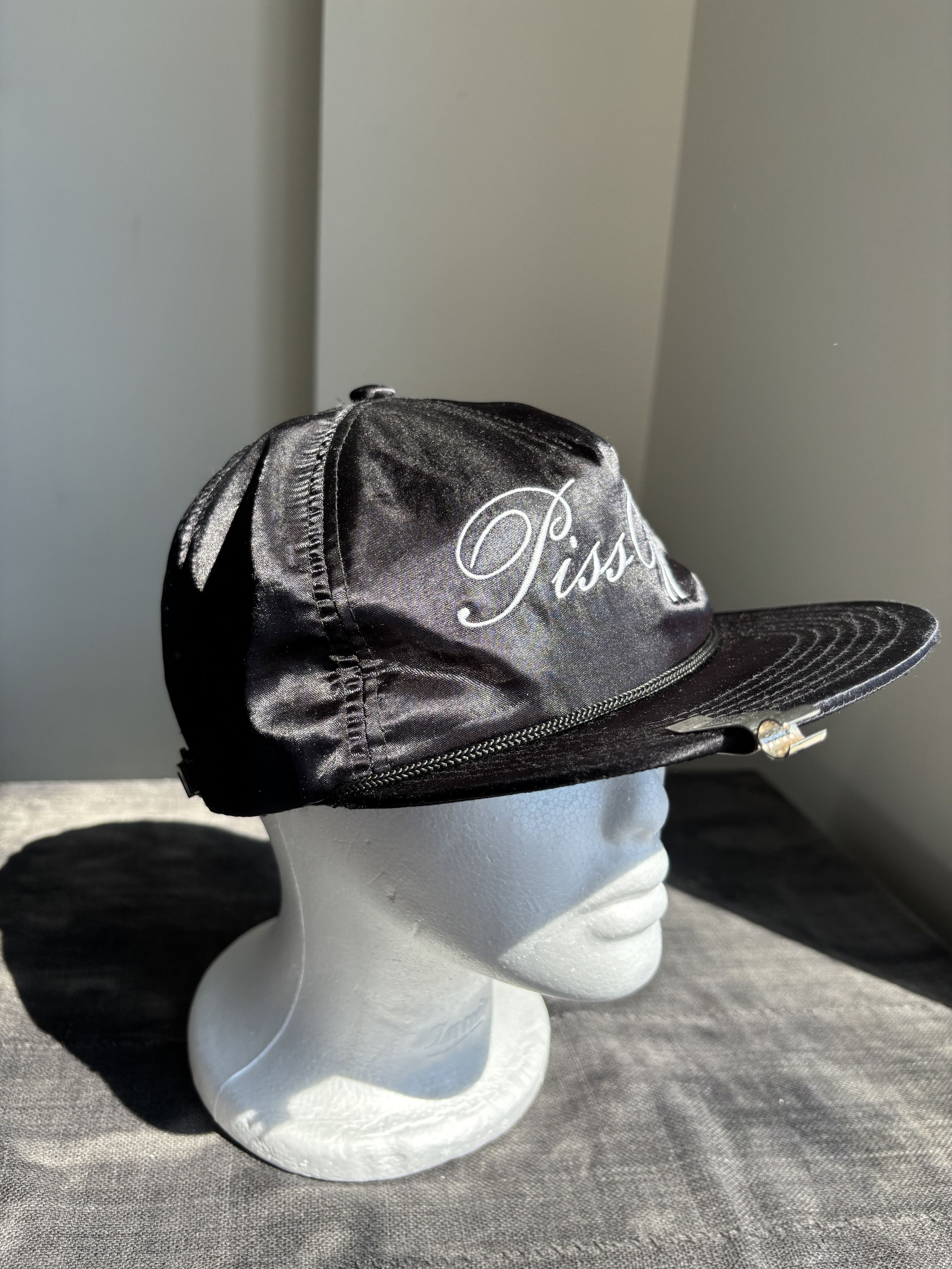 Midnight Studios Midnight Studios by Shane Gonzalez Piss Off Satin Cap Size ONE SIZE - 3 Thumbnail