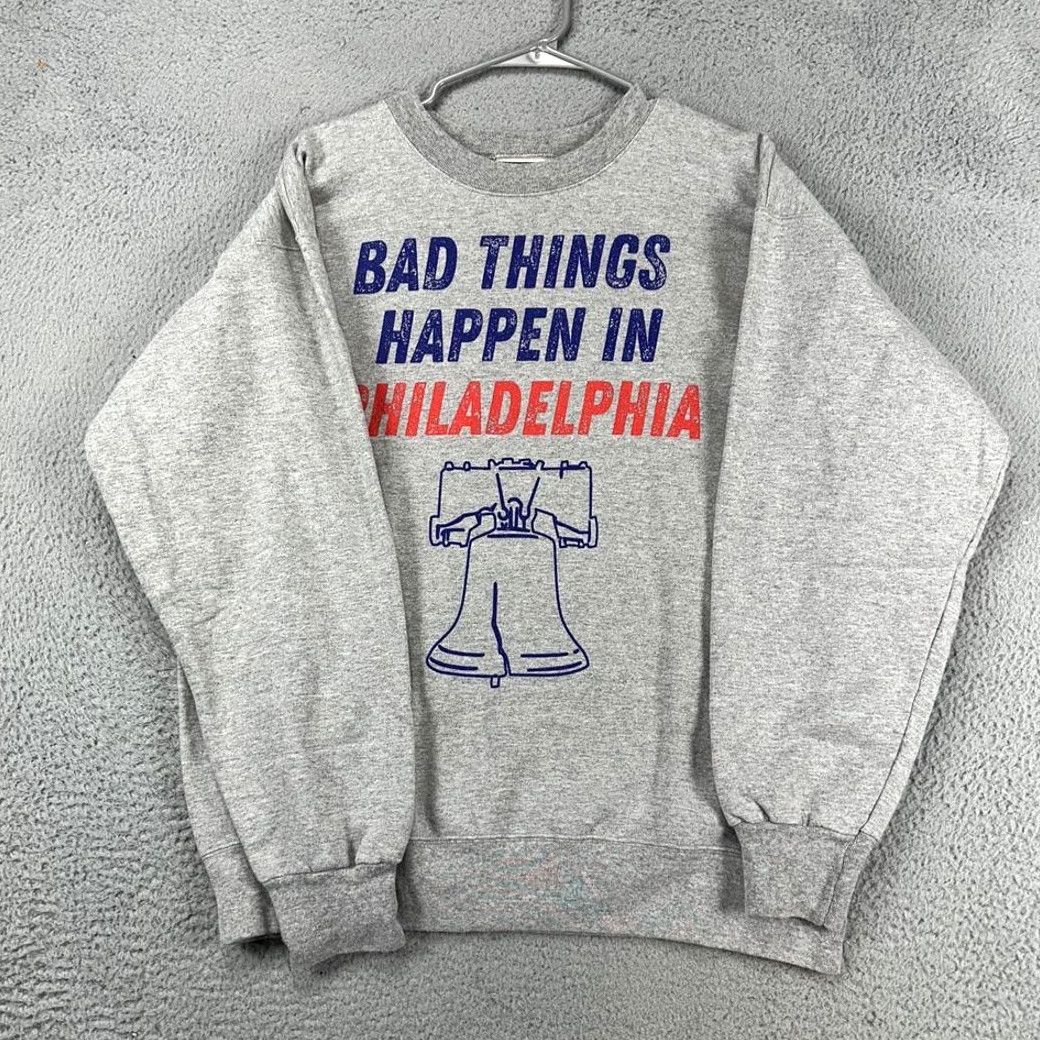 Hanes VINTAGE Hanes Sweatshirt Shirt Mens Medium Grey Crew Neck Pullover Long Sleeve Comfort Outdoors Walking Breathable Logo 90s Size US M / EU 48-50 / 2 - 4 Thumbnail