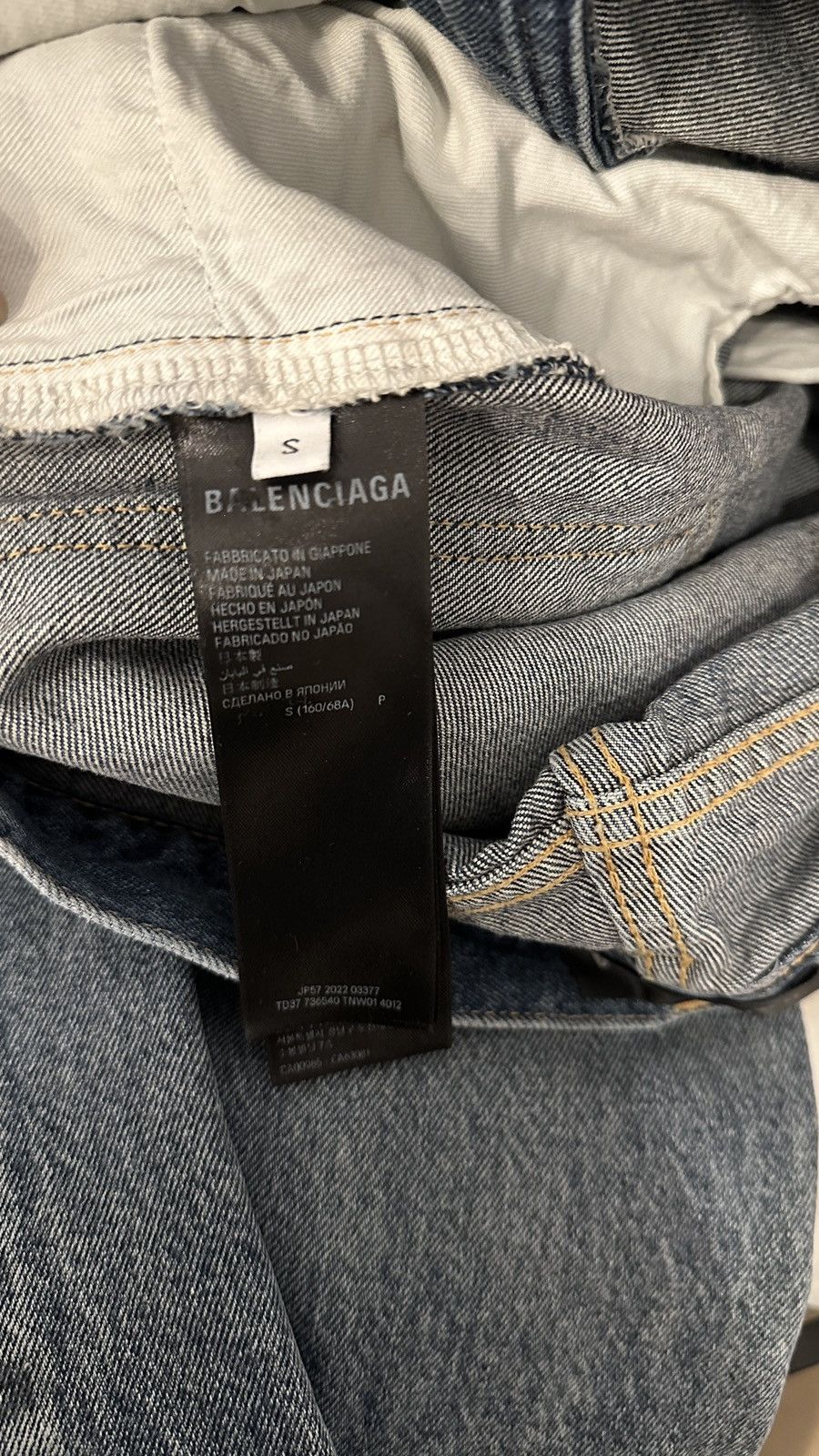 Balenciaga Balenciaga Loose Fit Jeans Light Blue S Size US 32 / EU 48 - 6 Thumbnail