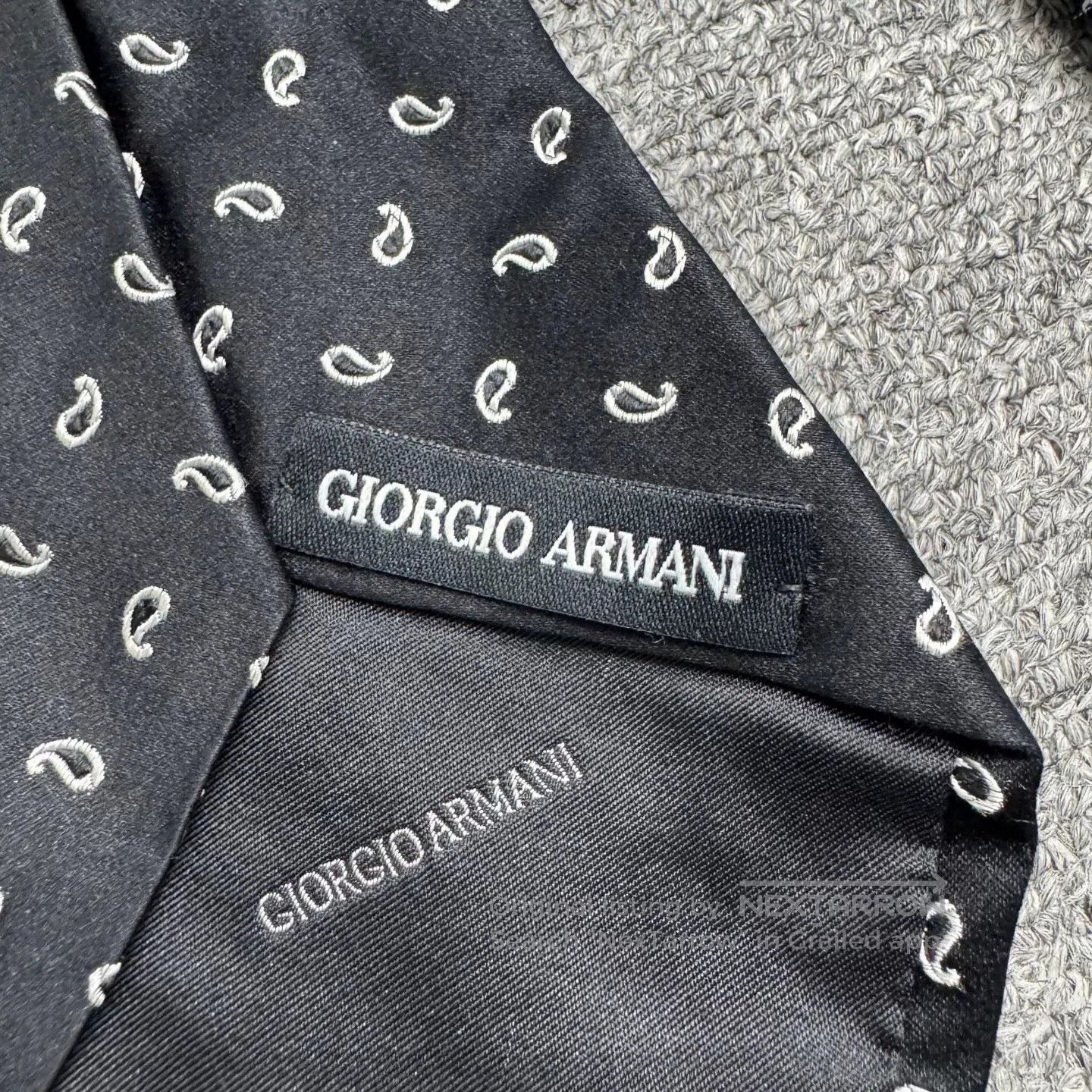 Giorgio Armani Giorgio Armani All-Over Print Tie. Size ONE SIZE - 4 Thumbnail