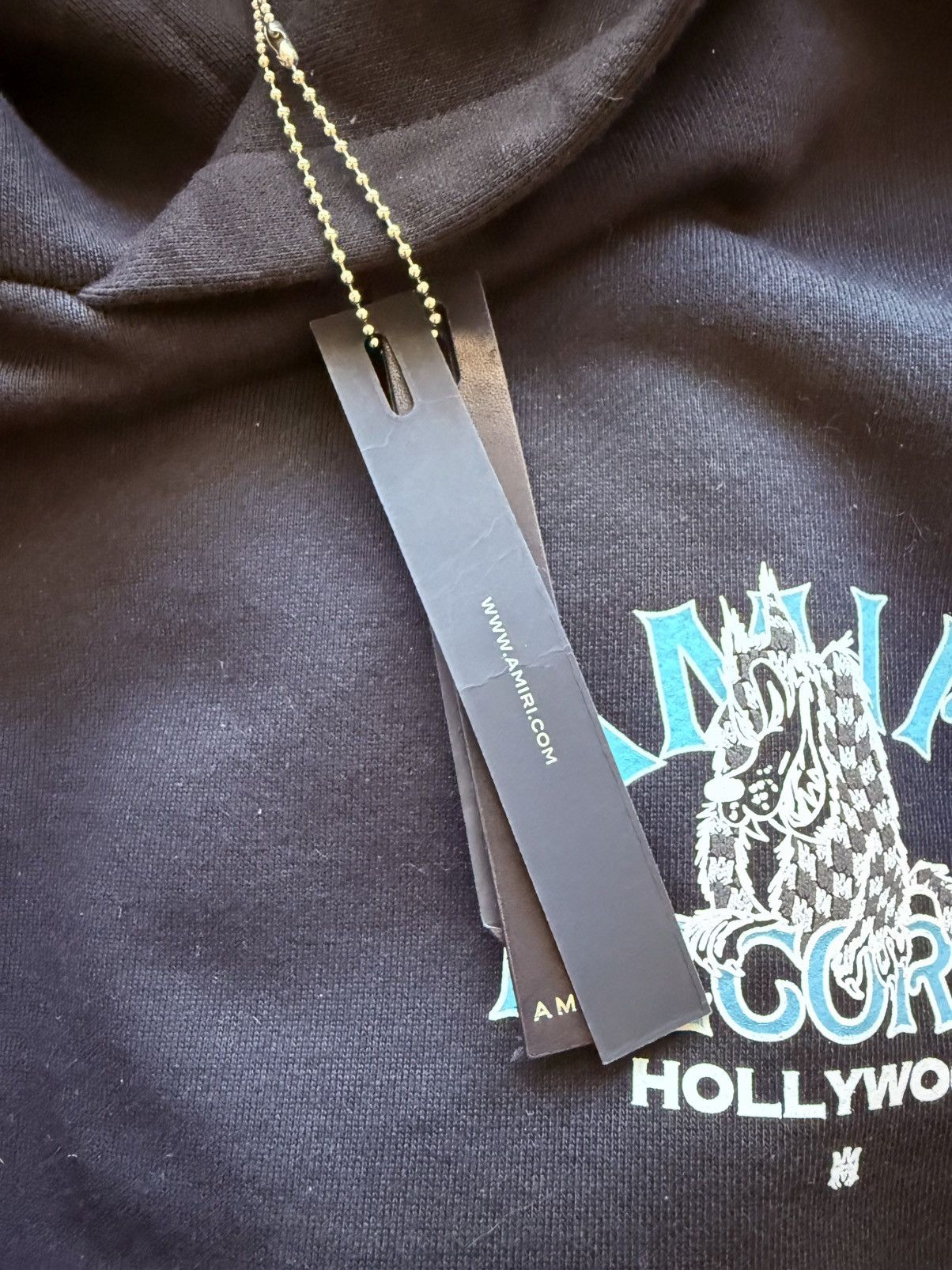 Amiri Amiri records hollywood hoodie black brand new size XL Size US XL / EU 56 / 4 - 5 Thumbnail